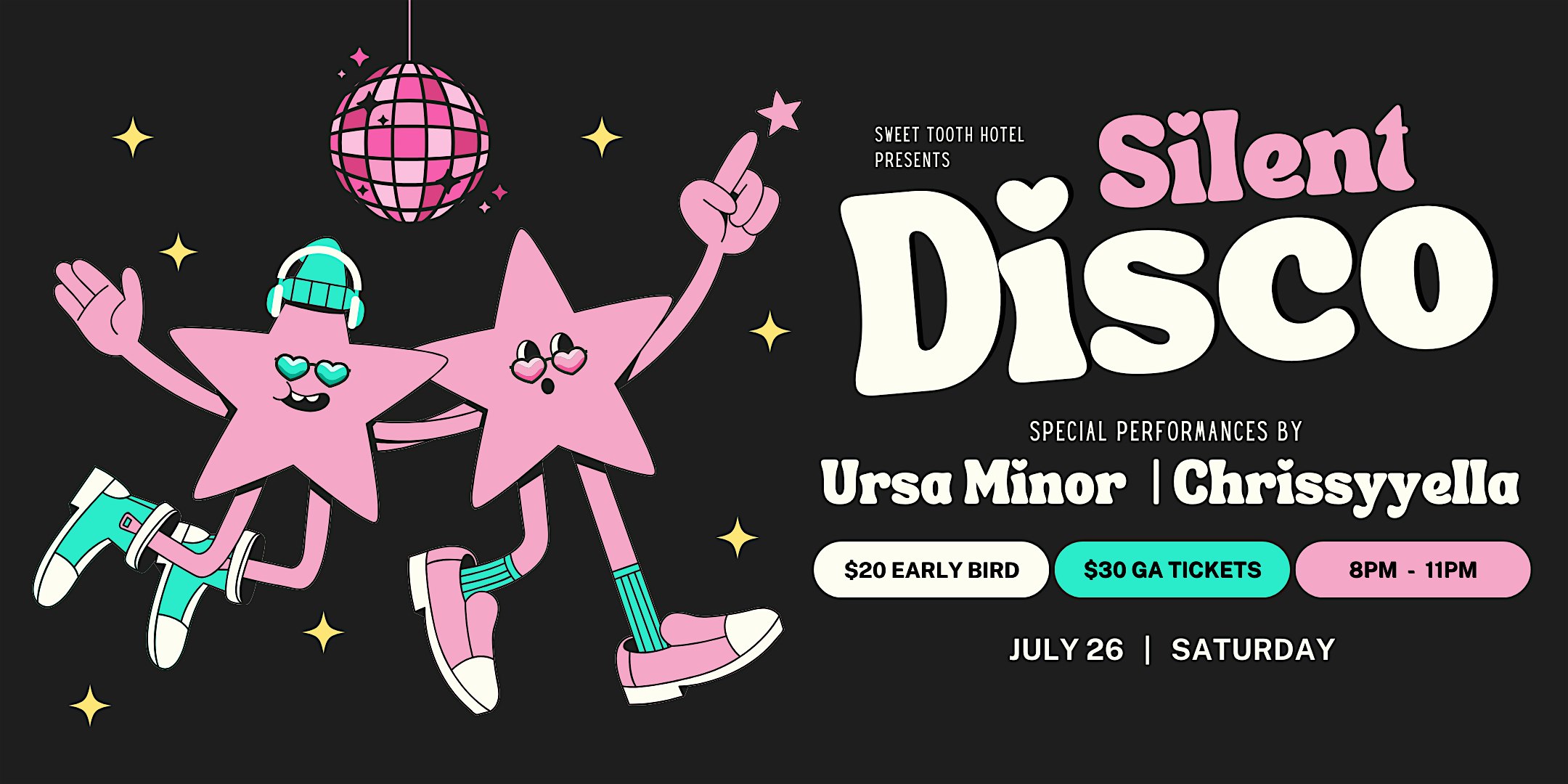 Hot Girl Summer Silent Disco at Sweet Tooth Hotel at Sweet Tooth Hotel Flagship – Downtown Dallas – Dallas, TX