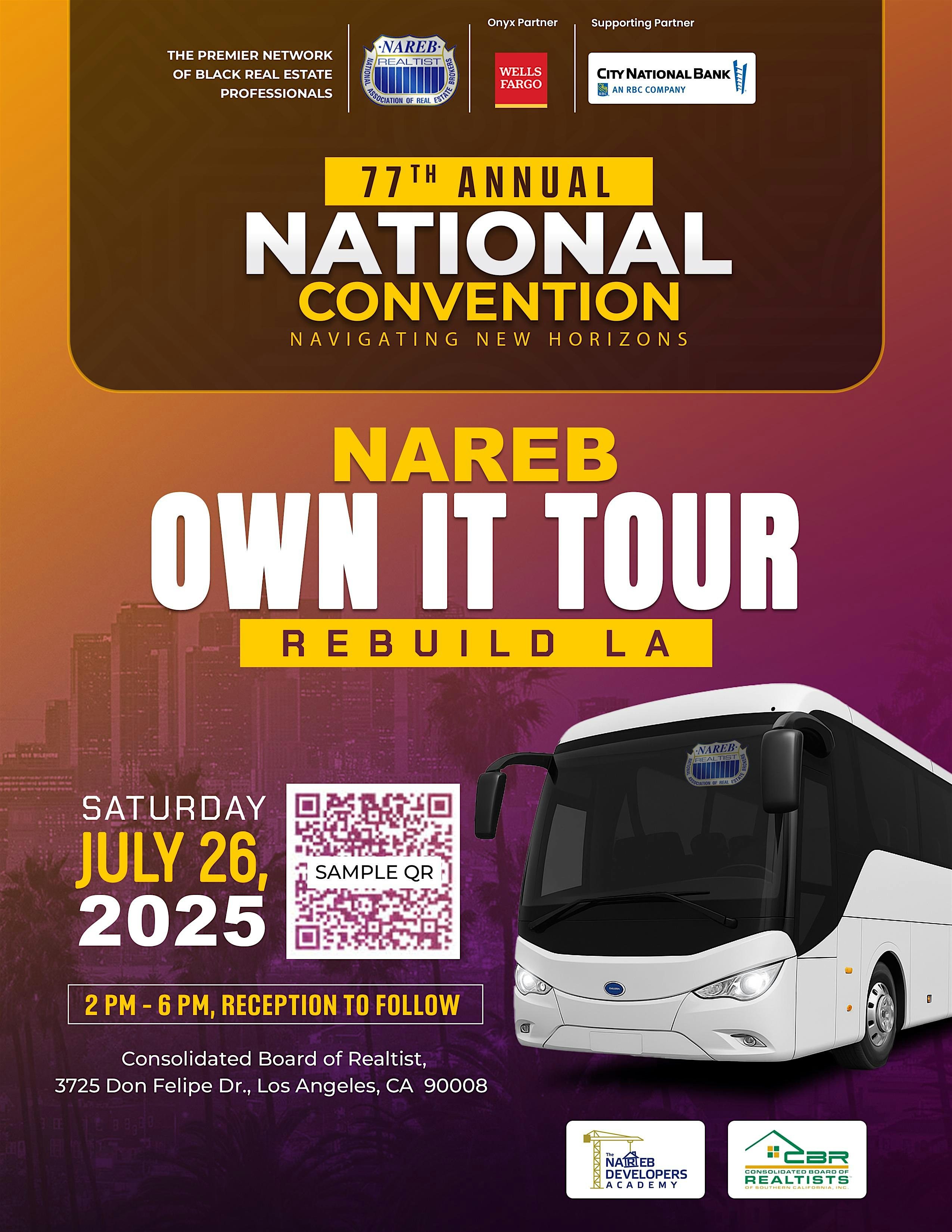 Own It Tour NAREB Bus Tour at JW Marriott Los Angeles L.A. LIVE – Los Angeles, CA