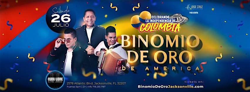 Binomio de Oro de AmÃ©rica en Jacksonville, FL I Julio 26 2025 at Cuba Libre Ultra Lounge – Jacksonville, FL