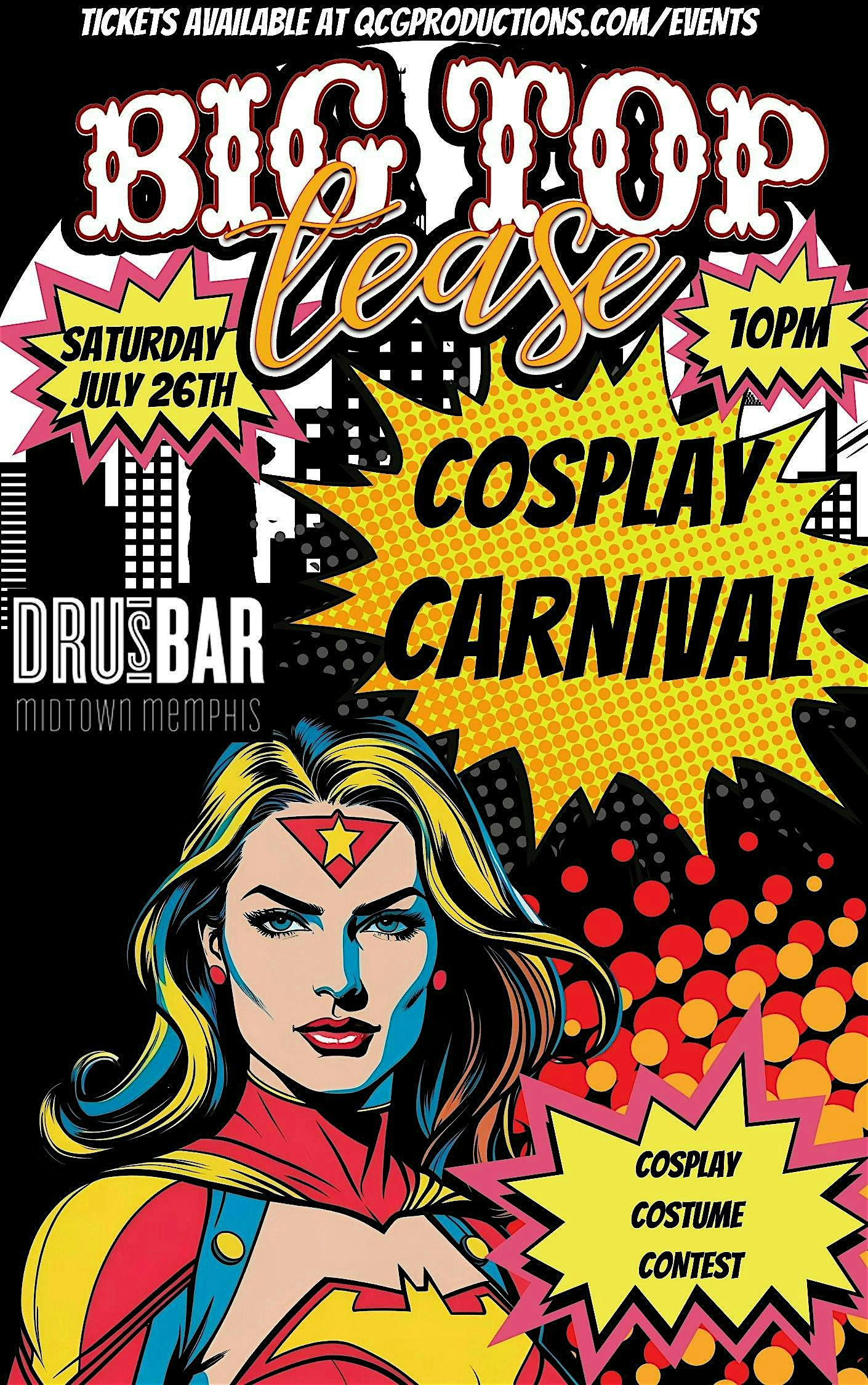 Big Top Tease: Cosplay Carnival 2025 at Dru’s Bar – Memphis, TN