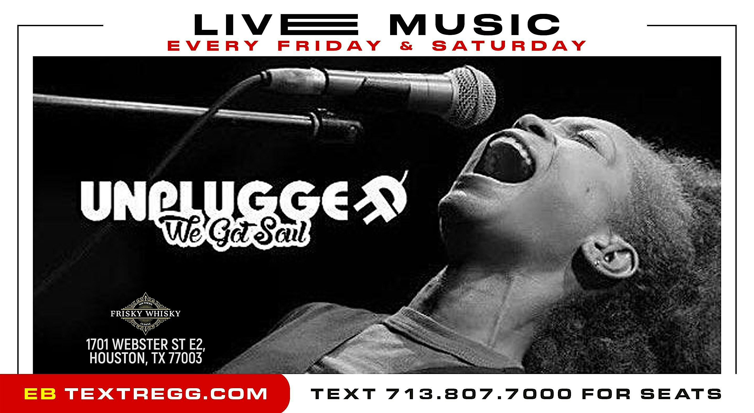 $25 Tables + JAZZ vs NEO SOUL = family & friends LIVE BAND + FULL KITCHEN at Frisky Whisky – Houston, TX