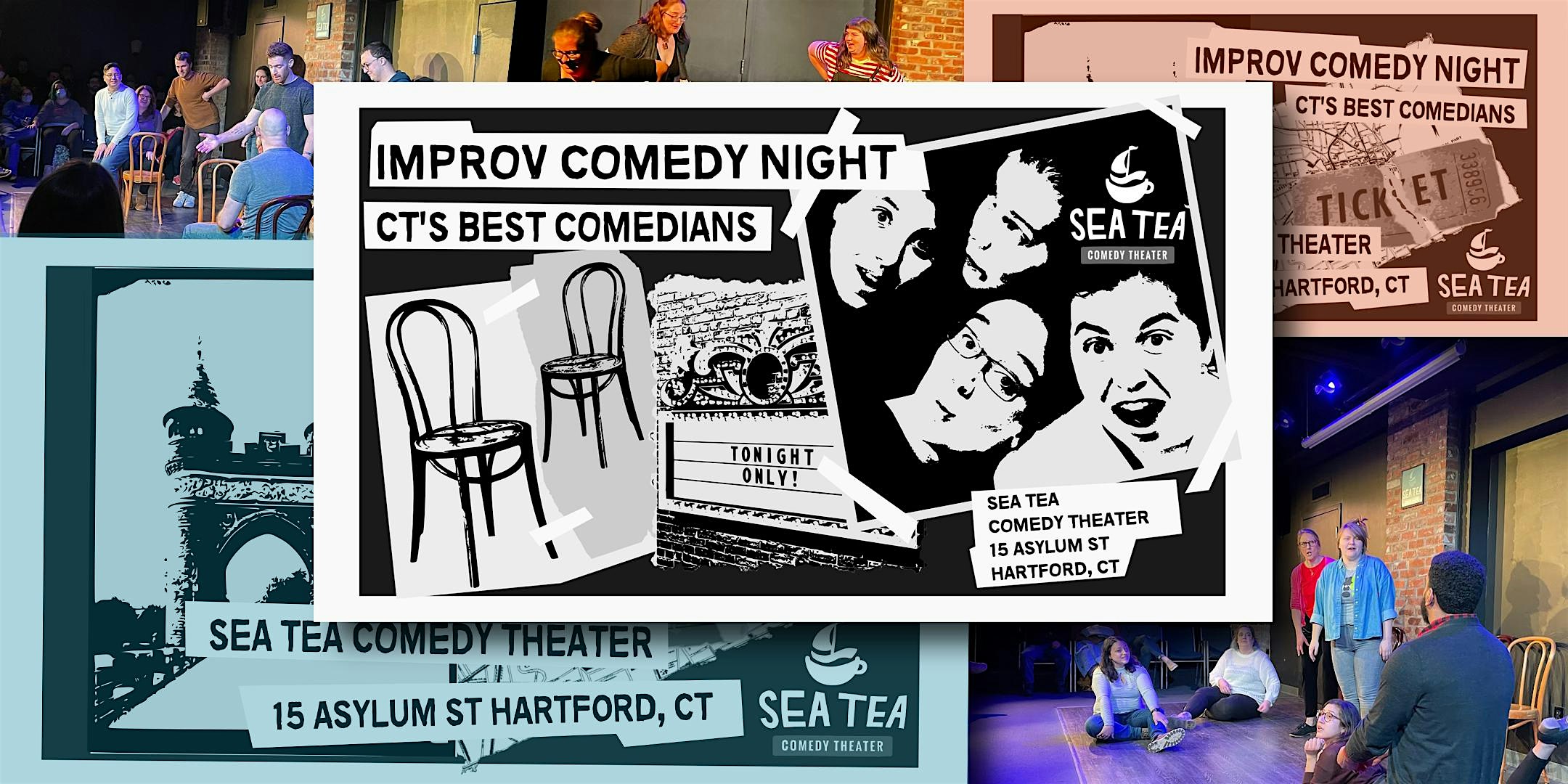 Improv Comedy Night feat. Blind Date, Dream Logic, and Campfire Dragons at Sea Tea Comedy Theater – Hartford, CT