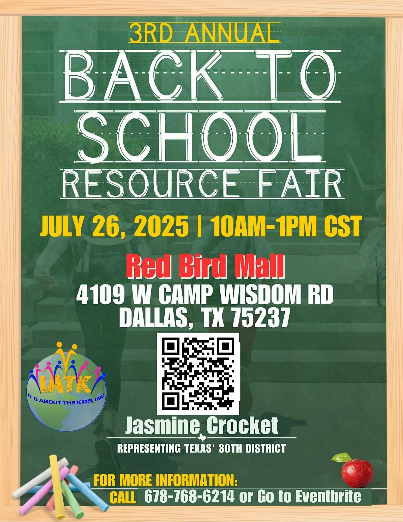 3rd Annual Back to School at Red Bird Mall – Dallas, TX
