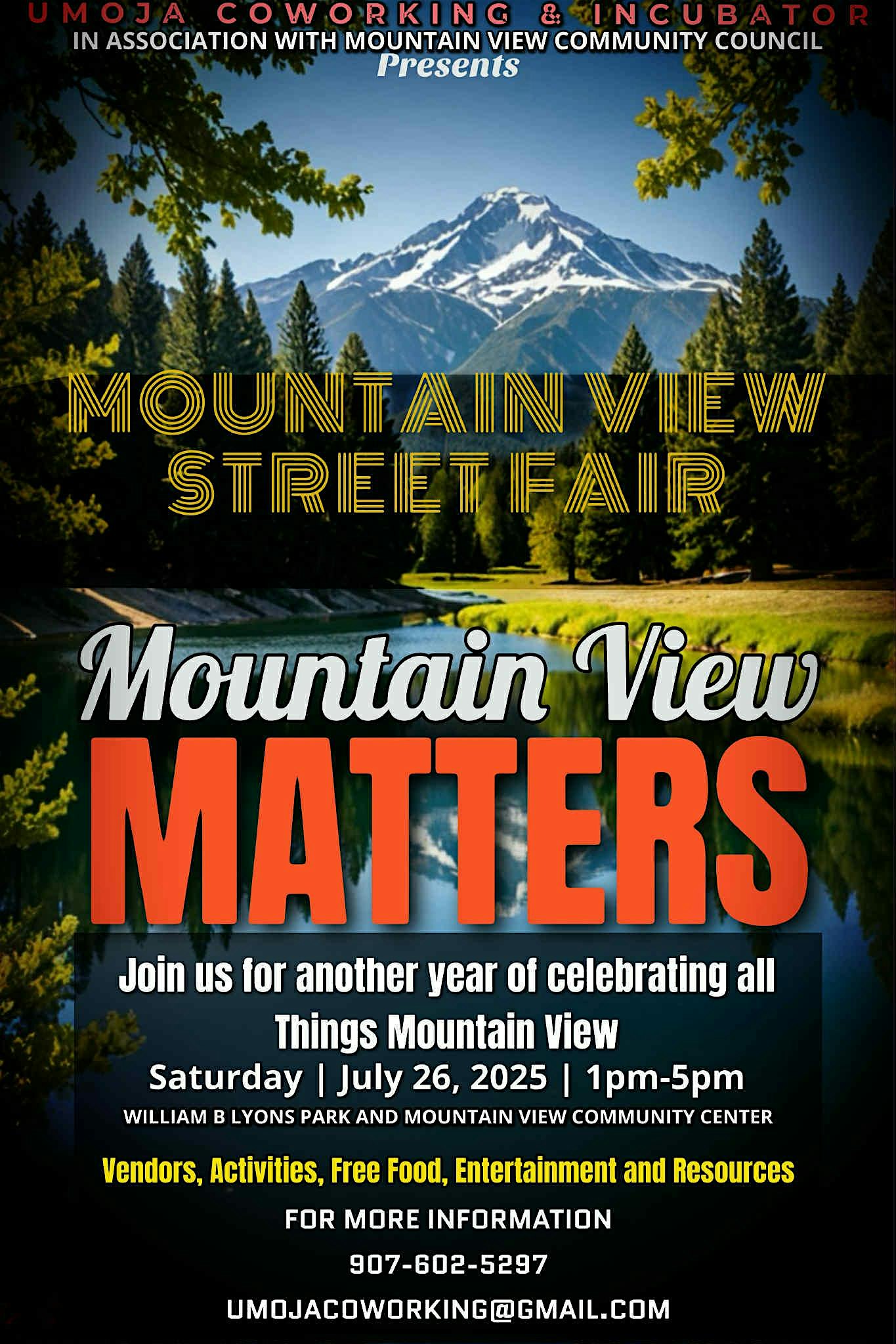 Annual Mountain View Street Fair at William B Lyons Park (with activities inside mountain view boys and girls club too) – Anchorage, AK