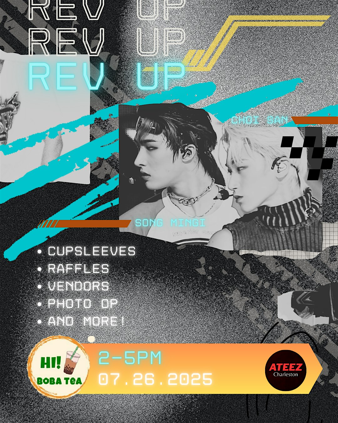 Rev Up – San & Mingi’s Cupsleeve at Hi Boba Tea – North Charleston, SC