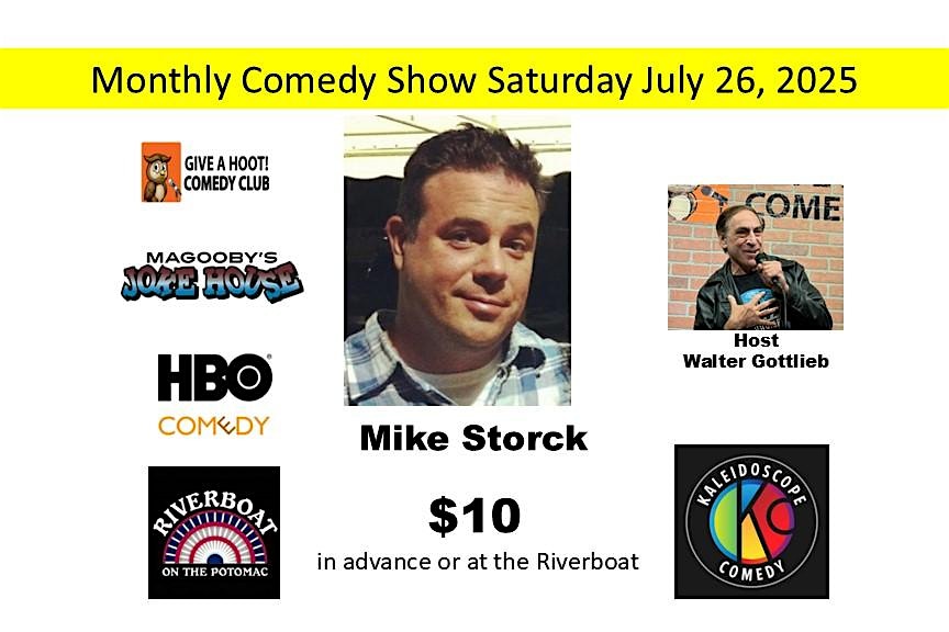 Monthly Comedy Night Colonial Beach at Riverboat on the Potomac – Colonial Beach, VA