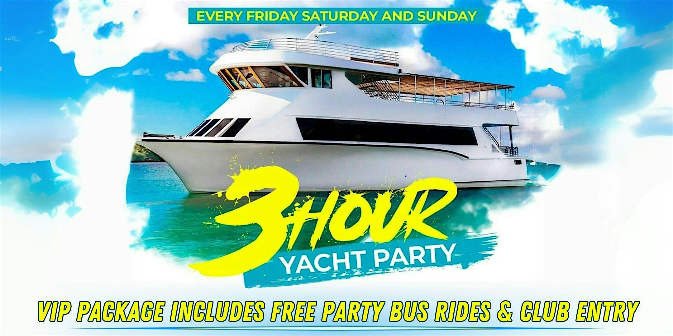 Miami #1 Hip-Hop Yacht Party w/ Unlimited Drinks & FREE Club Entry! at Bayside Marketplace – Miami, FL