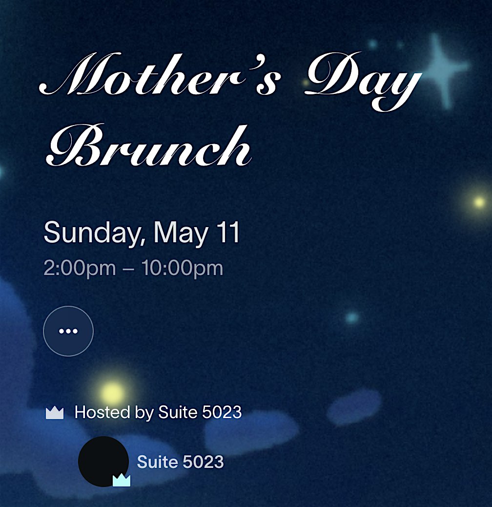 Sunday Brunch! @Suite5023 at 5023 Washington Ave – Houston, TX