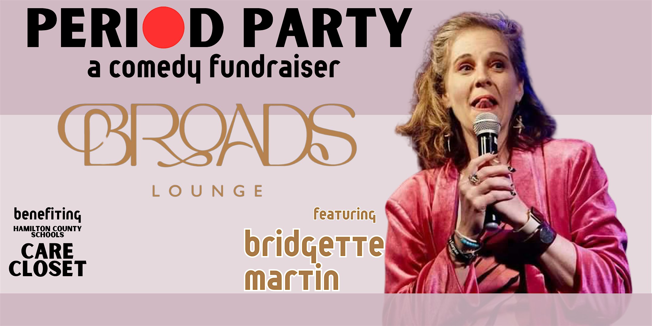 Period Party Comedy Fundraiser at Broads Lounge at Broads – Chattanooga, TN