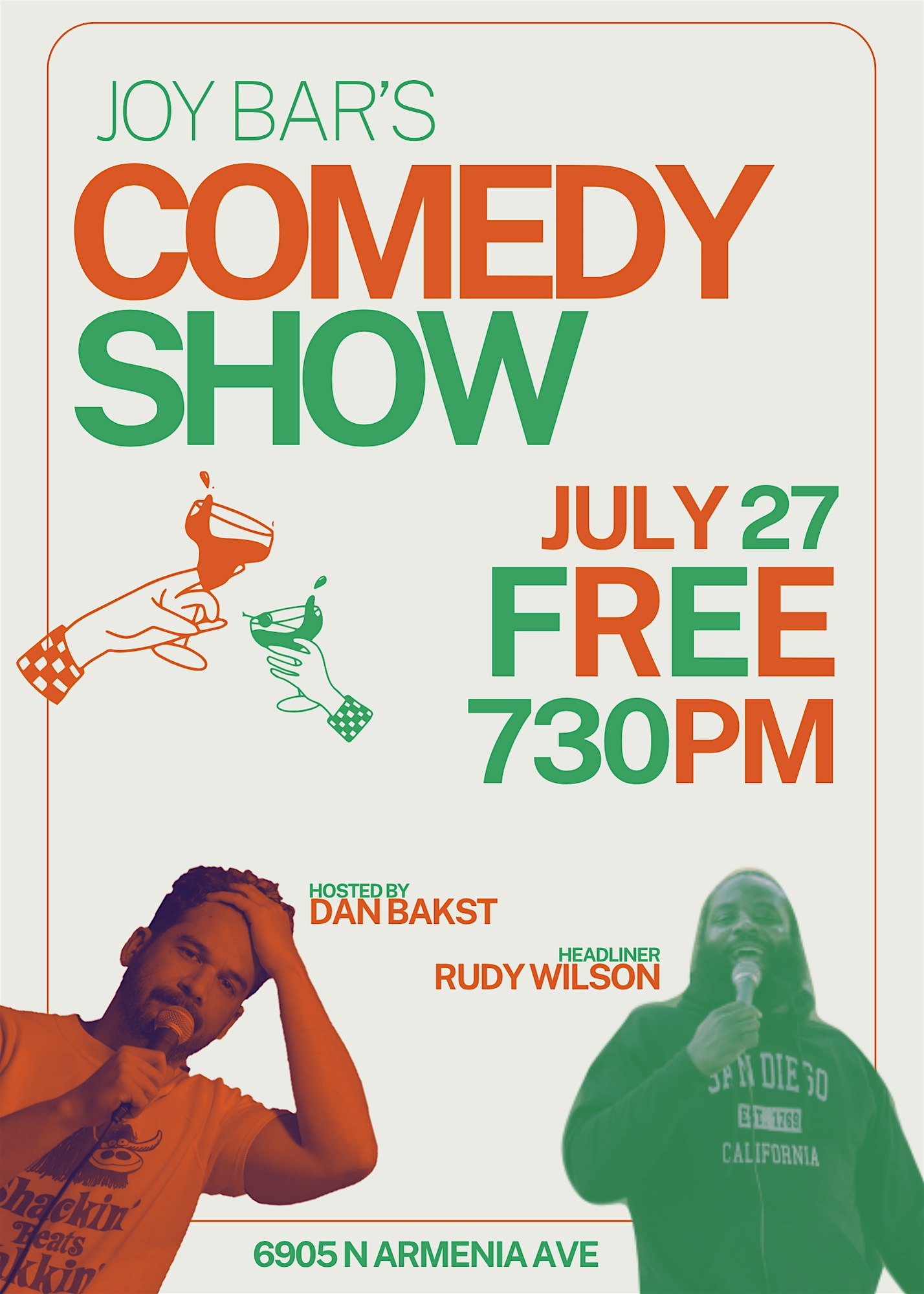 FREE Comedy Show @ Joy Bar Christmas Bar! at Joy Bar – Tampa, FL
