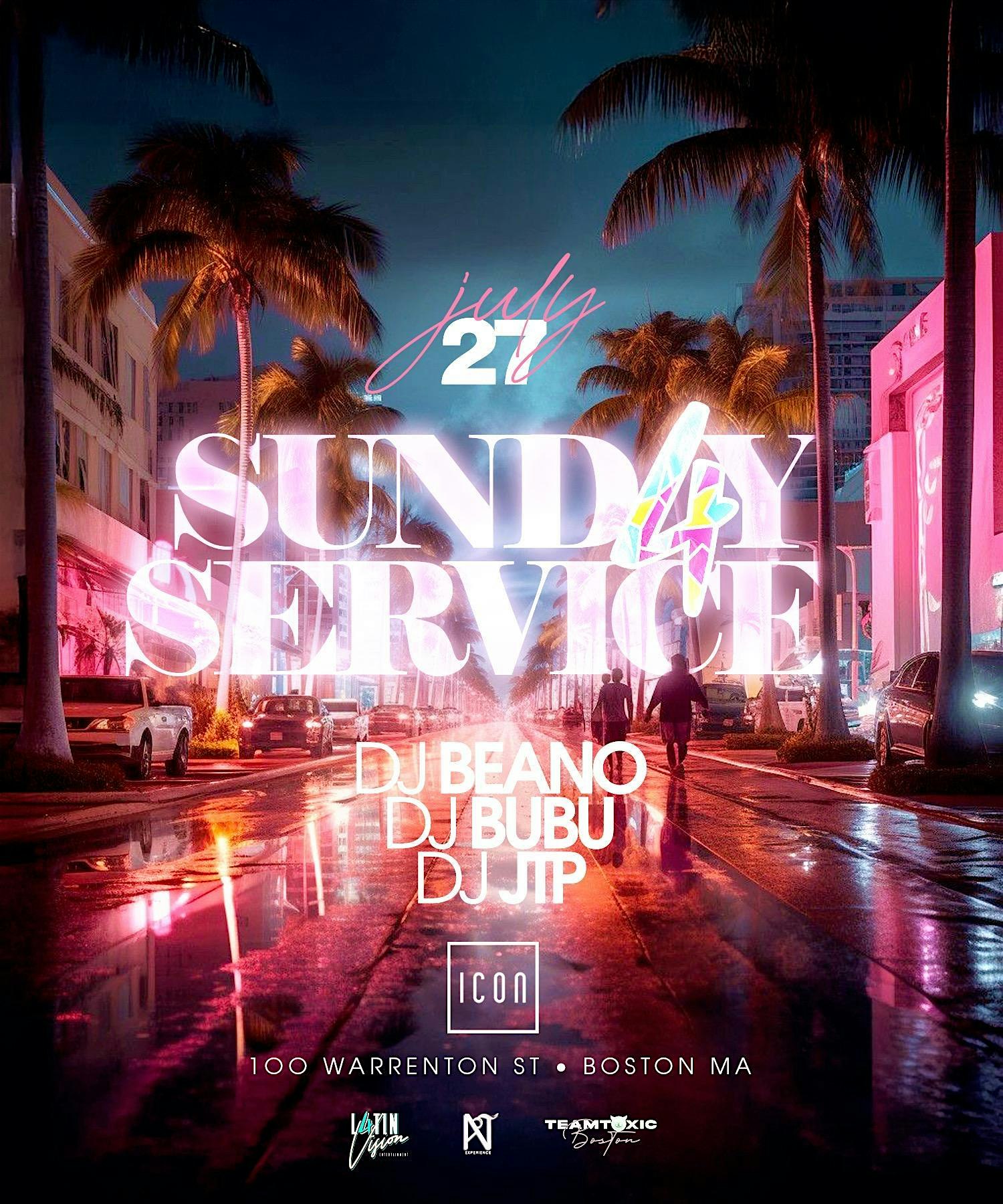 Sunday Service (Elite Affairs) at Icon Nightclub – Boston, MA