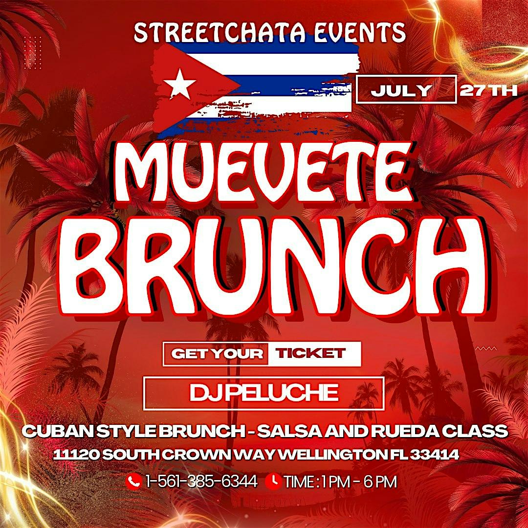 Muevete Brunch Dance Social at 11120 S Crown Way – Wellington, FL