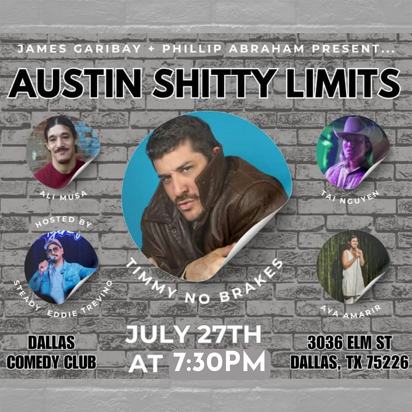 Austin Shitty Limits: Stand-up Show at Dallas Comedy Club – Dallas, TX