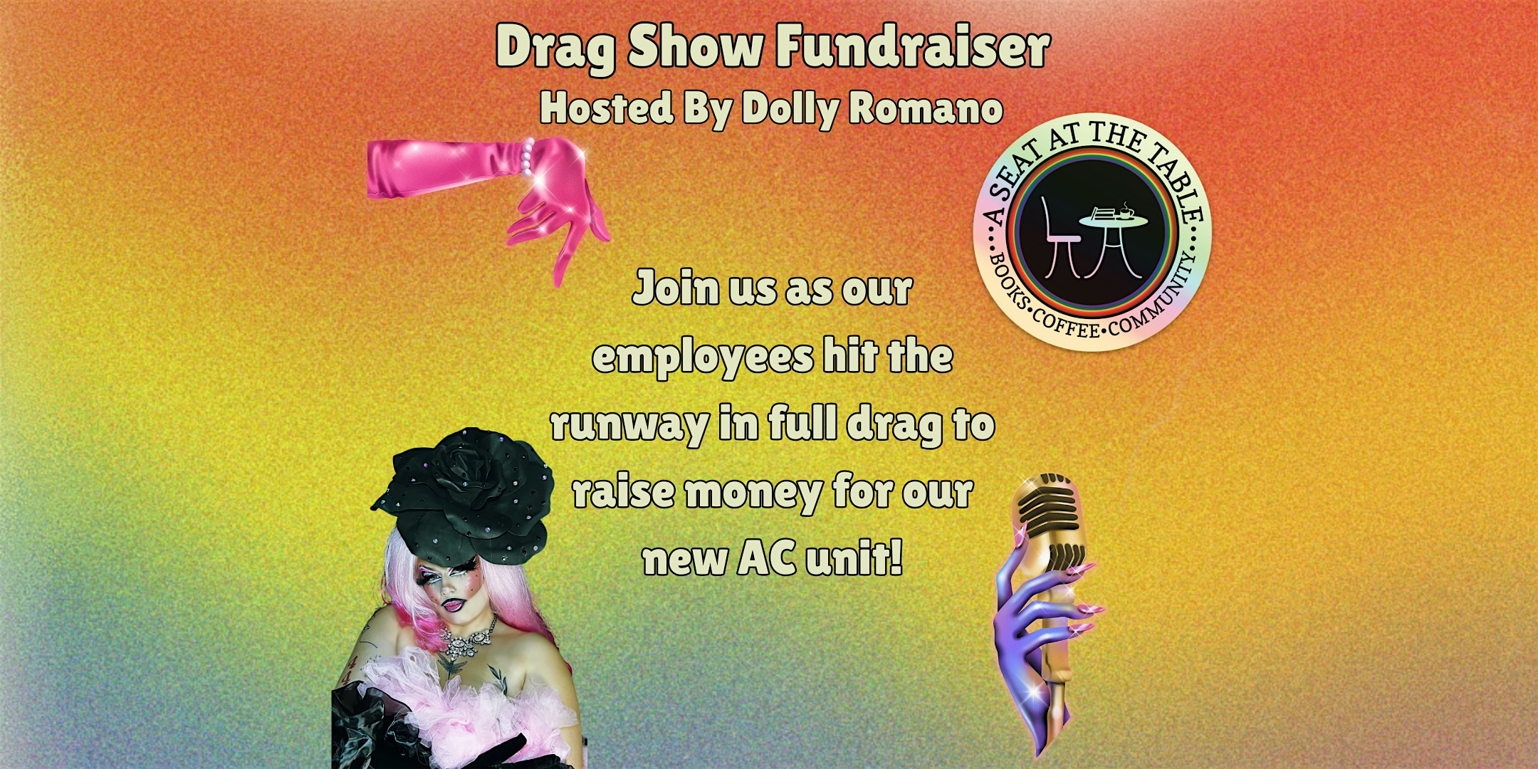 Drag Show Fundraiser: It’s Getting Hot in Here! at A Seat at the Table Books – Elk Grove, CA