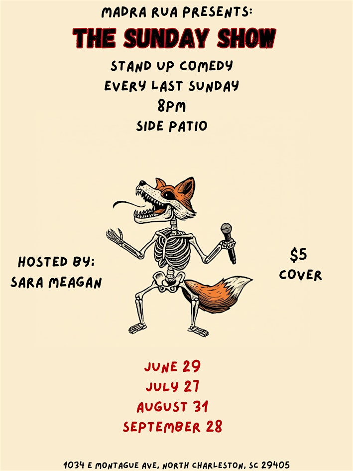 The Sunday Show at Madra Rua Irish Pub – North Charleston, SC