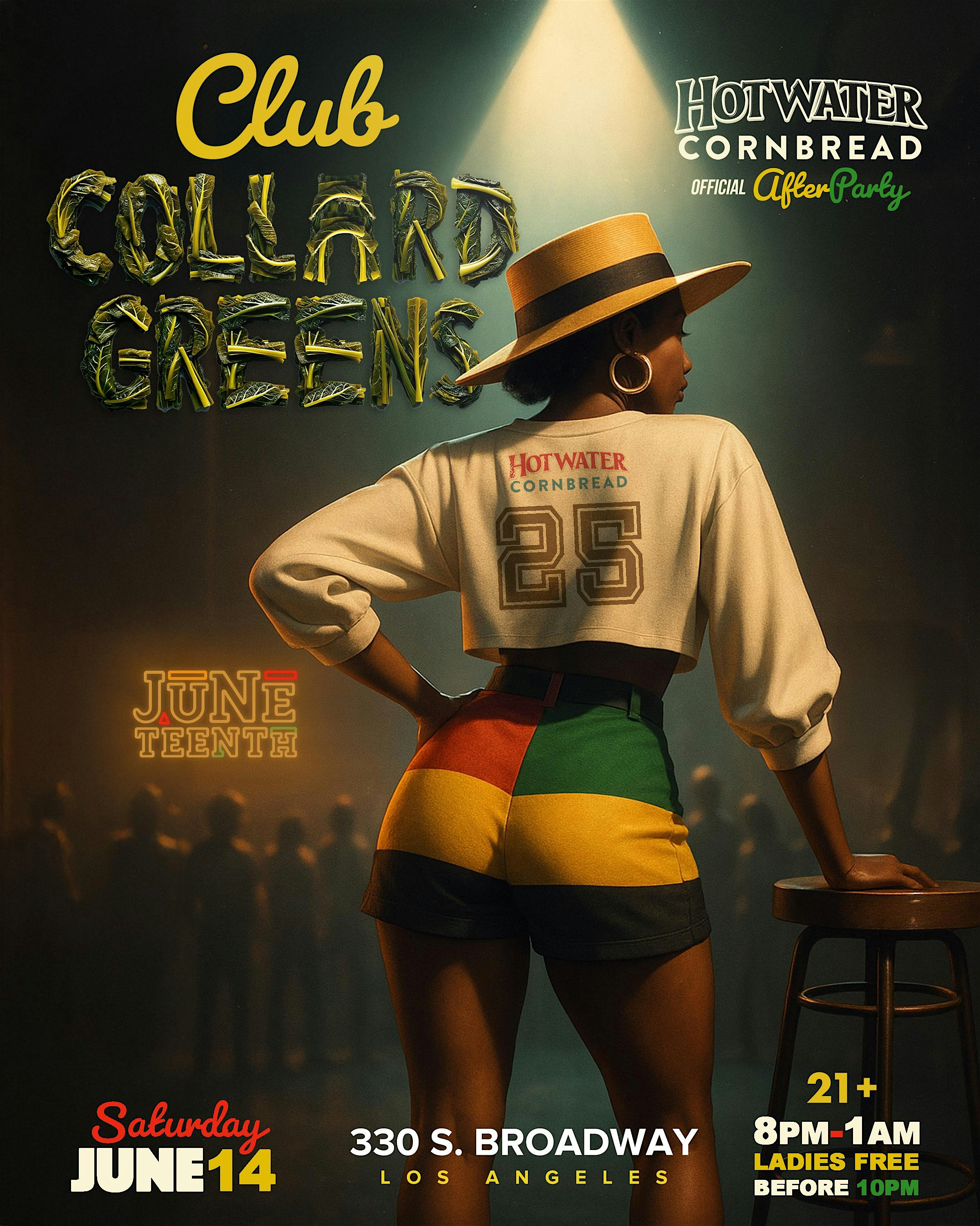 CLUB COLLARD GREENS (AFTER PARTY) at 330 S Broadway – Los Angeles, CA