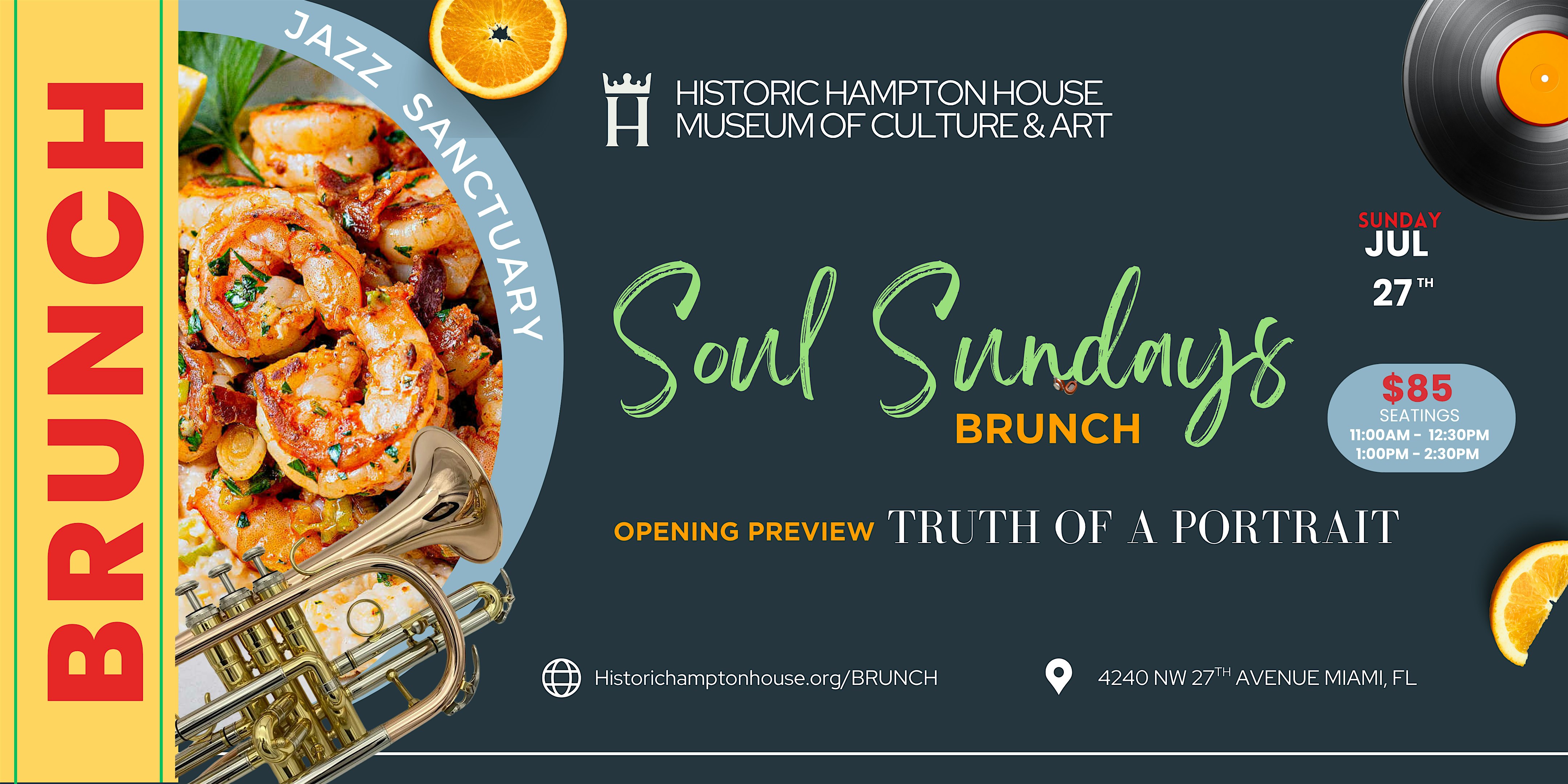 Soul Sundays Brunch at Historic Hampton House – Miami, FL