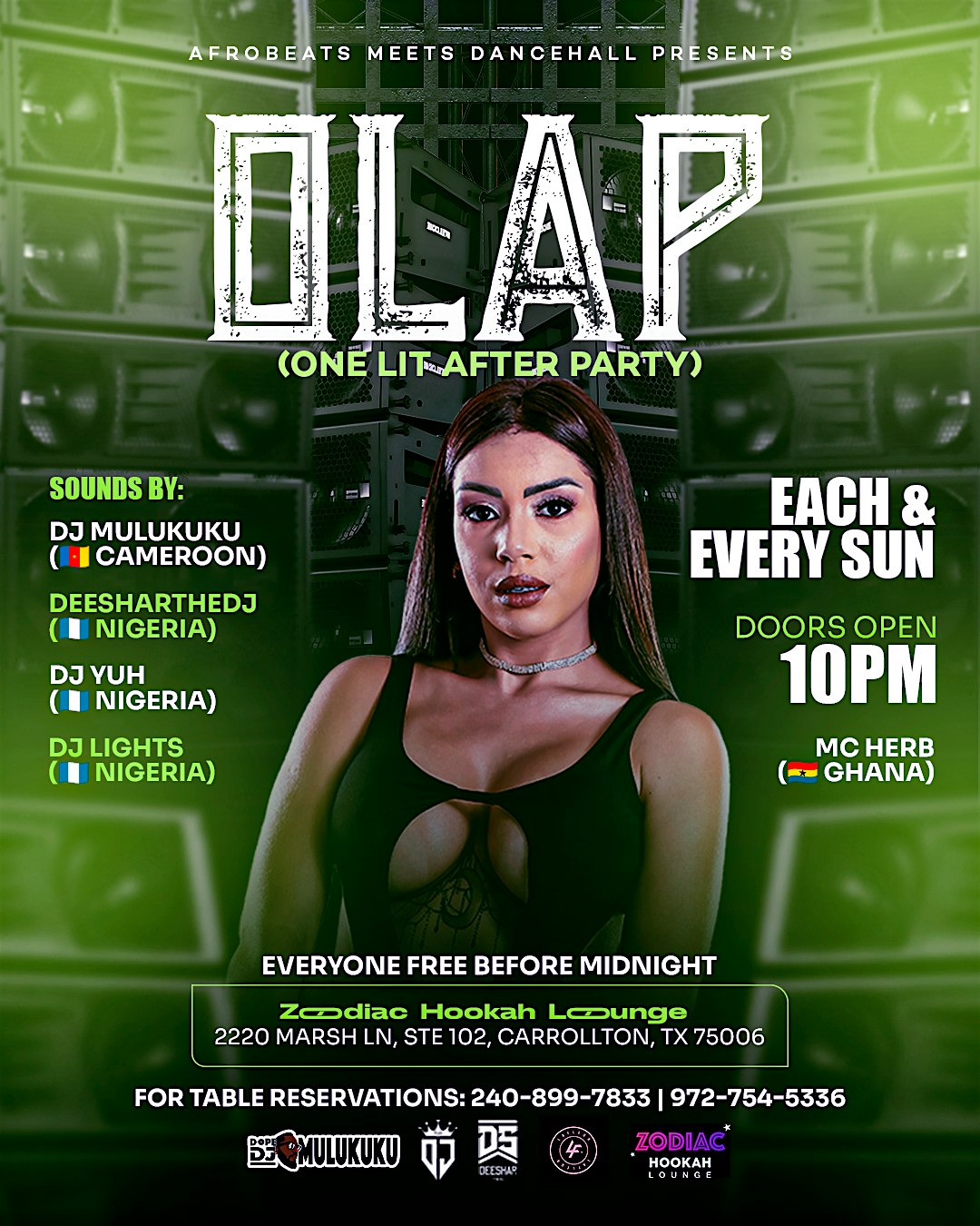OLAP ( One Lit After Party) at Zodiac Hookah Lounge – Carrollton, TX