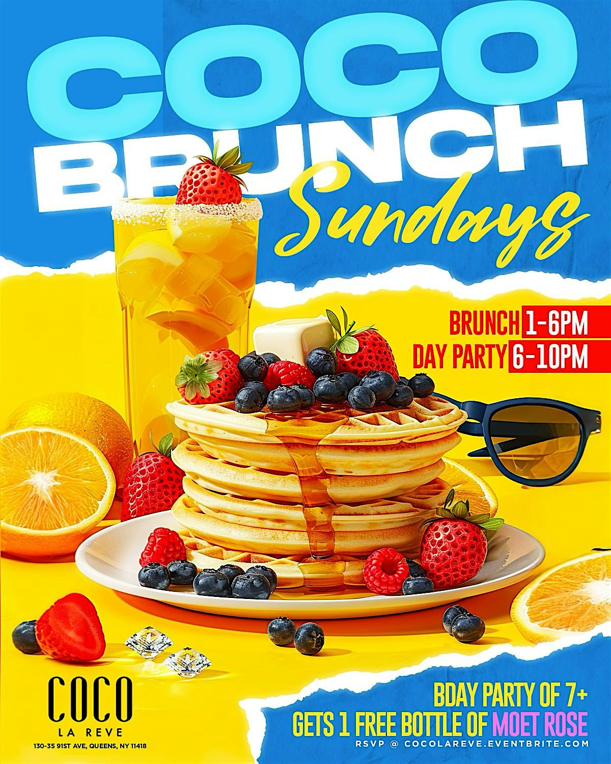 Brunch and Party at Coco la reve #Hollywoodbutta at Coco La Reve – Queens, NY