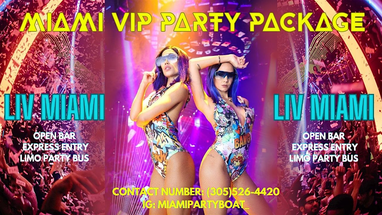 MIAMI BEACH CELEBRITY CLUBS PACKAGE | PARTY BUS | OPEN BAR at Ocean Drive – Miami Beach, FL