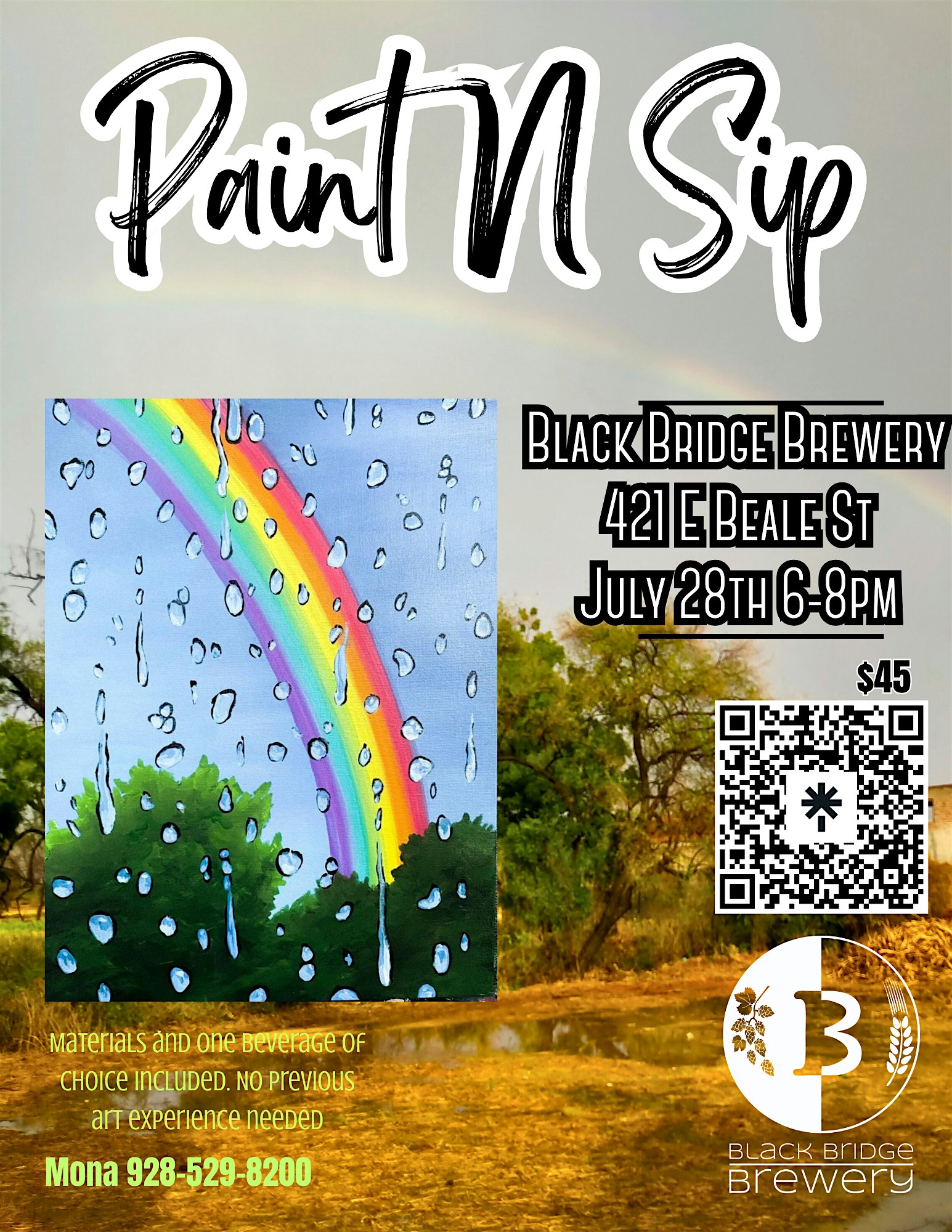 Sip N Paint @B3 at Black Bridge Brewery – Kingman, AZ