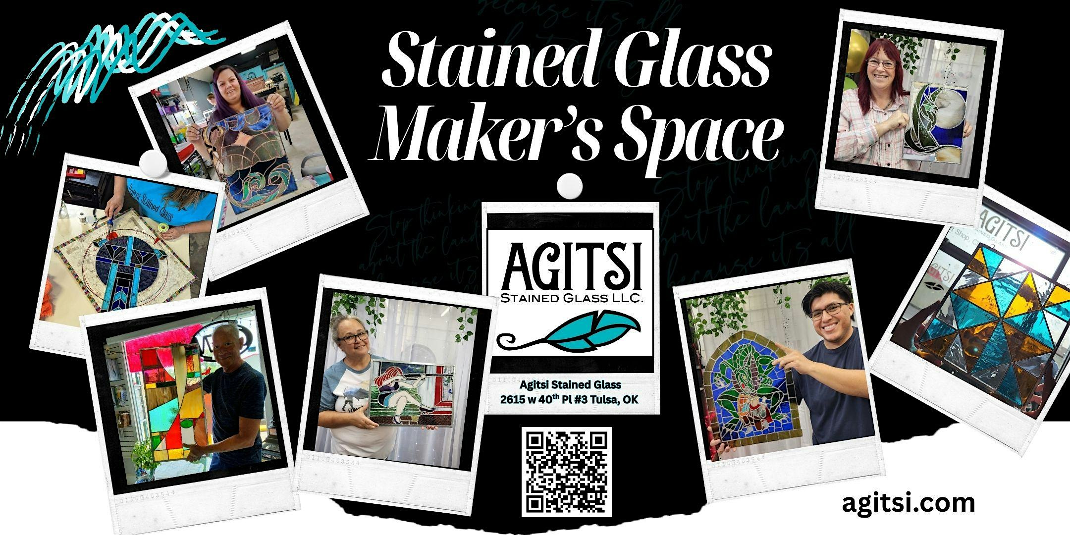 Stained Glass with Cherokee Artist Hailee H at Agitsi Stained Glass, llc / RT66 Weddings, llc – Tulsa, OK