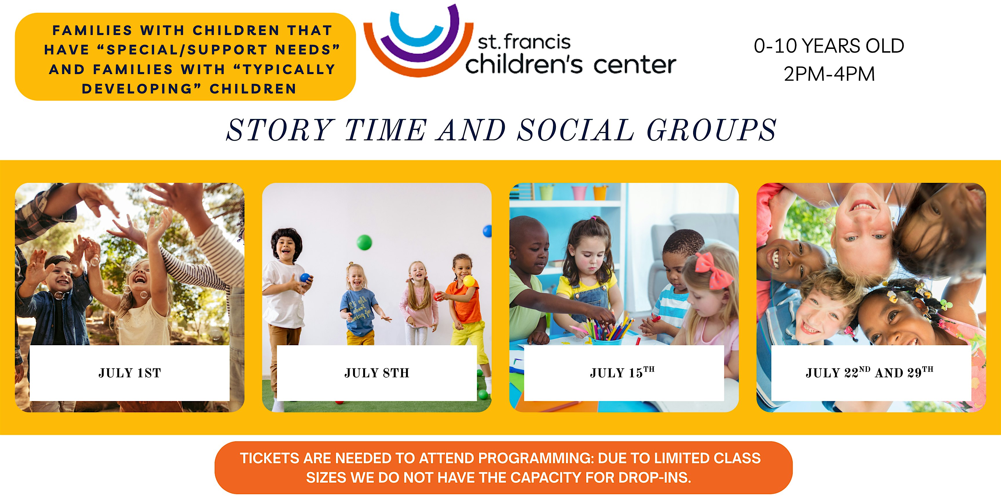 Story Time and Social Groups at St Francis Children’s Center – Milwaukee, WI