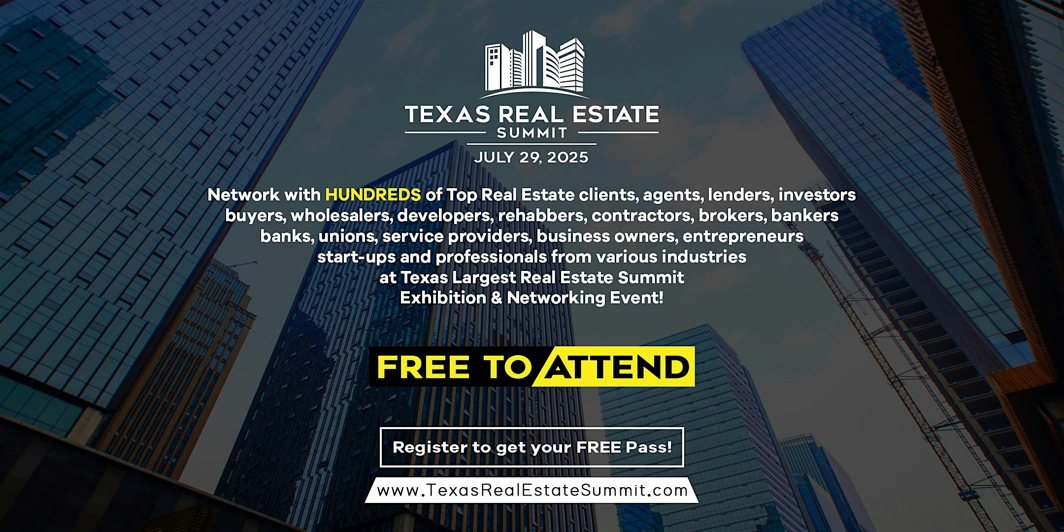 Texas Real Estate Summit 2025 at Holiday Inn & Suites Houston NW – Willowbrook by IHG – Houston, TX