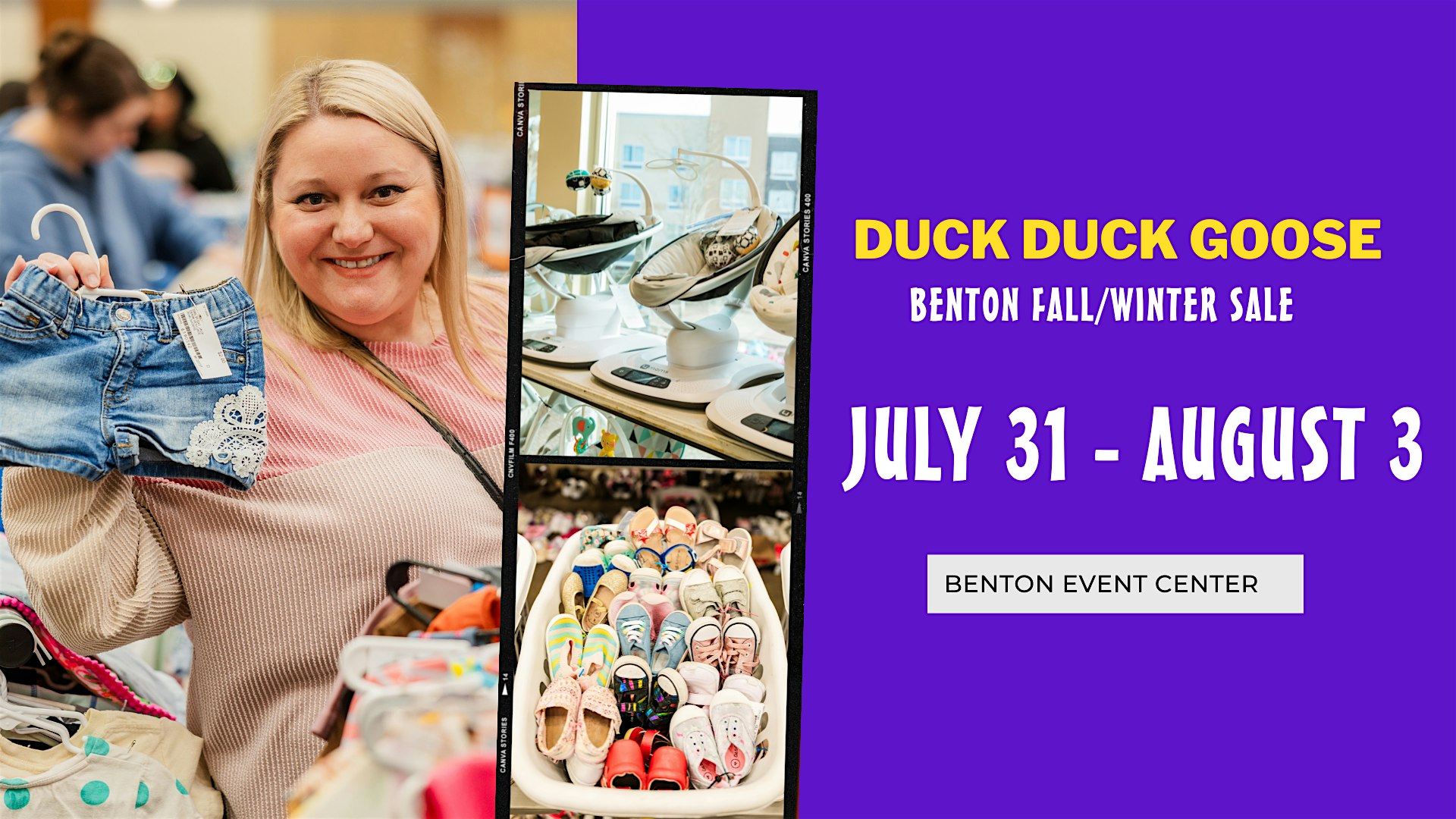 Duck Duck Goose Back to School + Fall/Winter Sale 2025 at Benton Event Center – Benton, AR