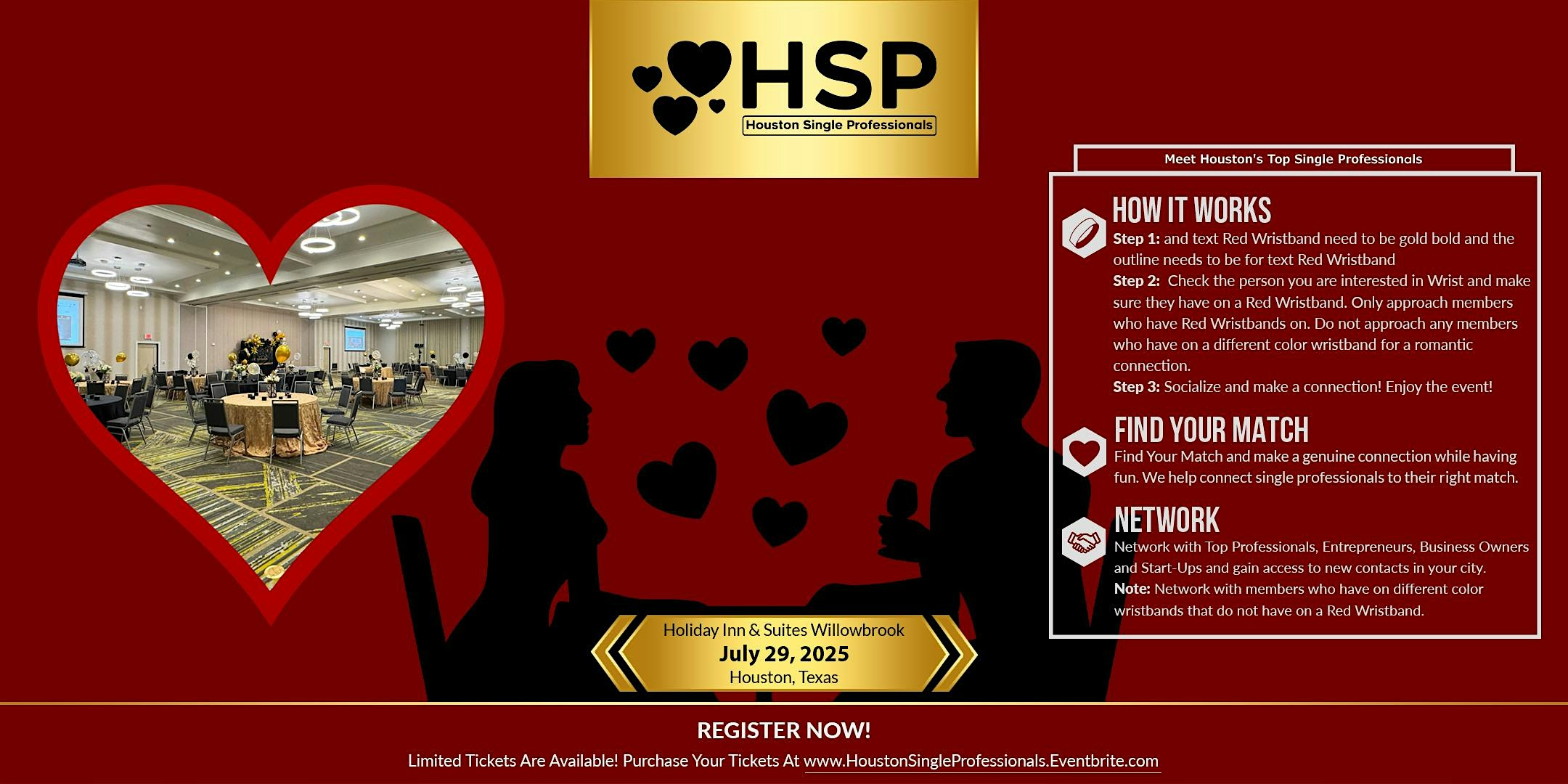 Houston Single Professionals Launch Event at Holiday Inn & Suites Houston NW – Willowbrook by IHG – Houston, TX