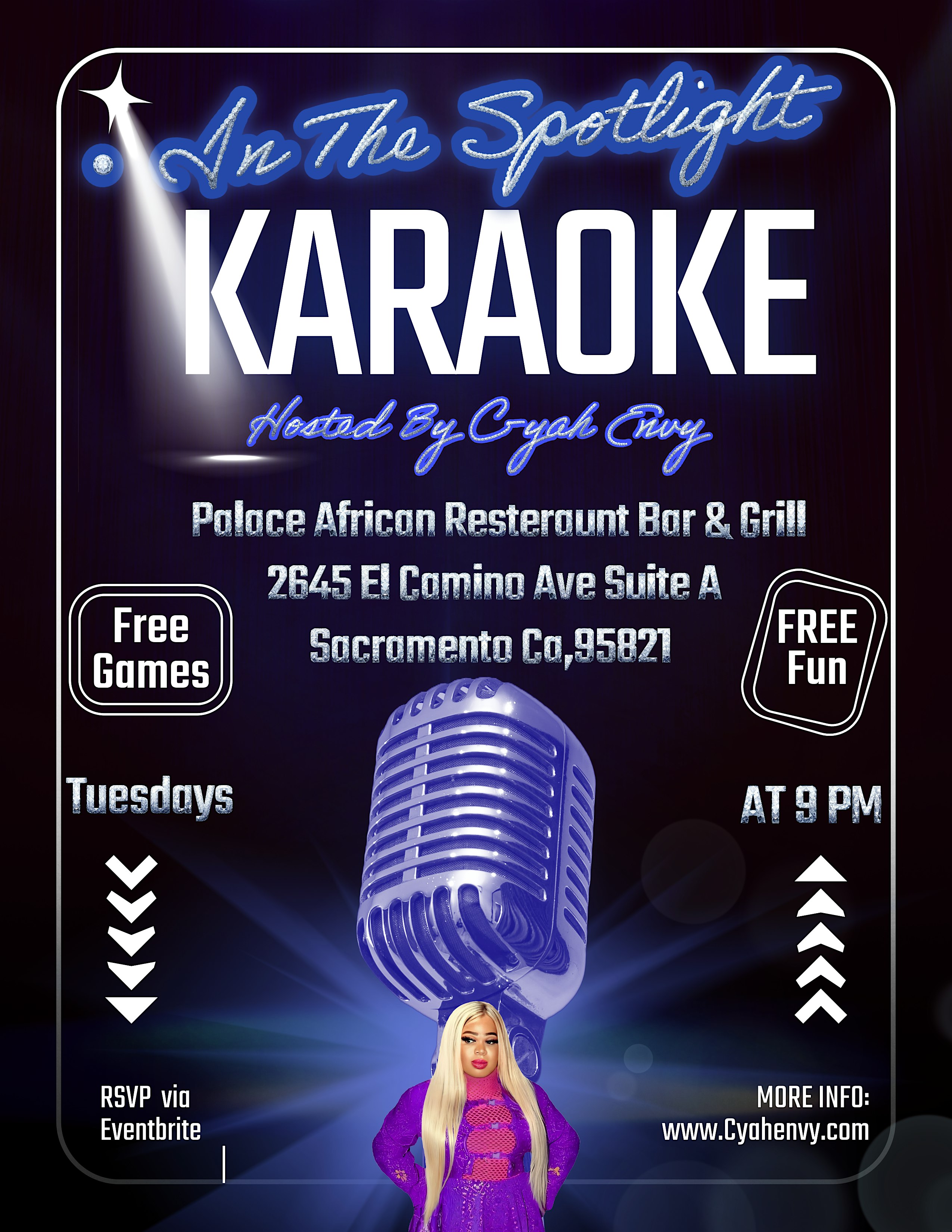 In the Spotlight Karaoke and Games at The Midway Shopping Center – Sacramento, CA