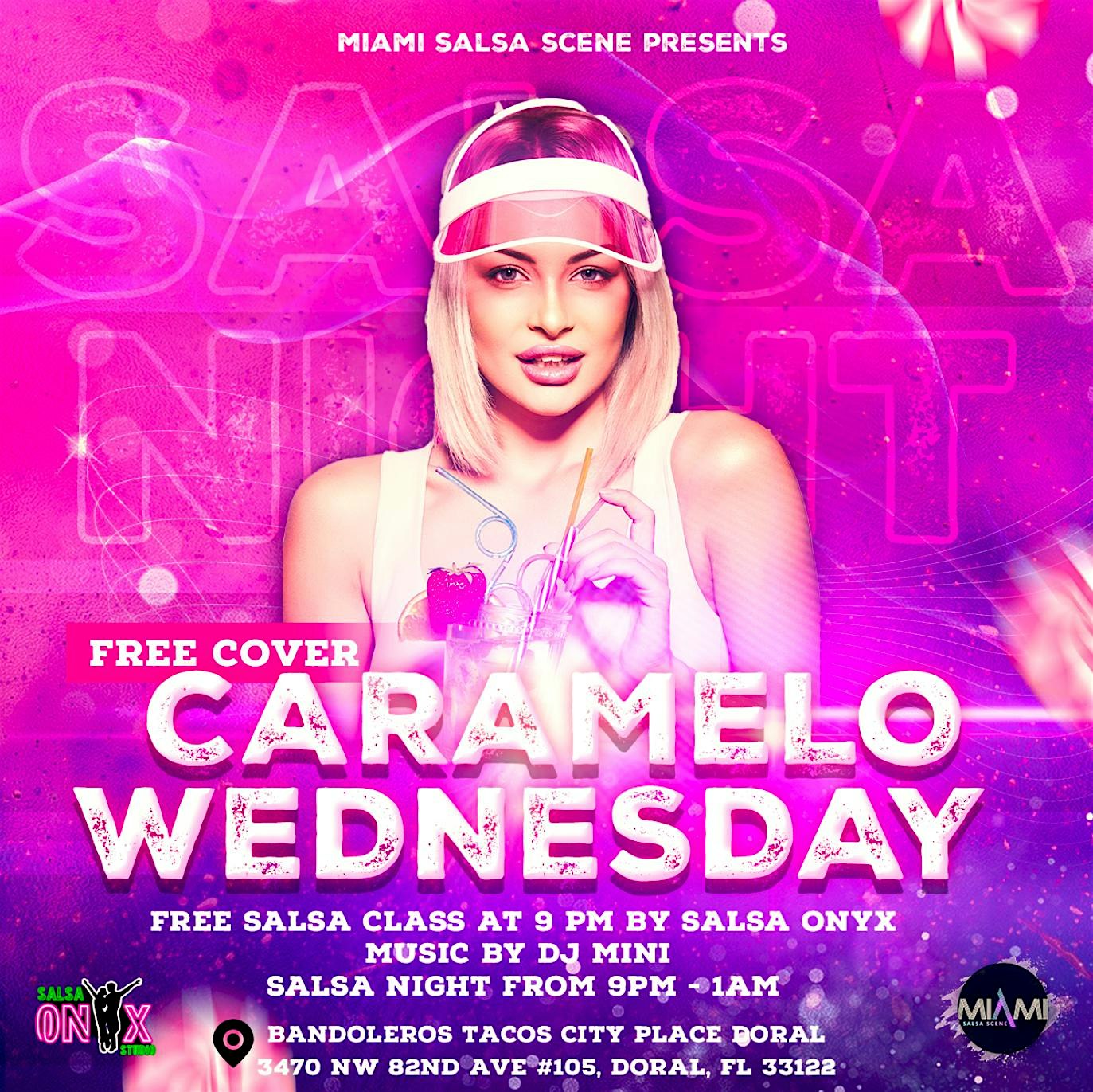 Salsa Wednesdays at Bandoleros Tacos Featuring Dj Charun and Guests at Bandoleros Tacos – Doral – Doral, FL