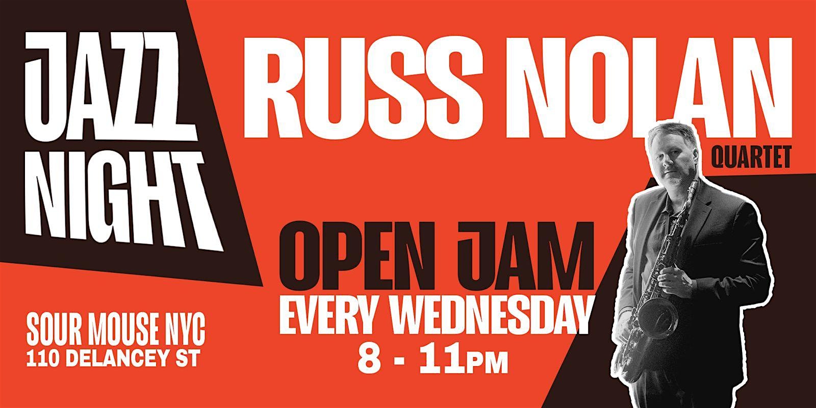 Live Music: Jazz Trio and Jam with Russ Nolan at Sour Mouse – New York, NY