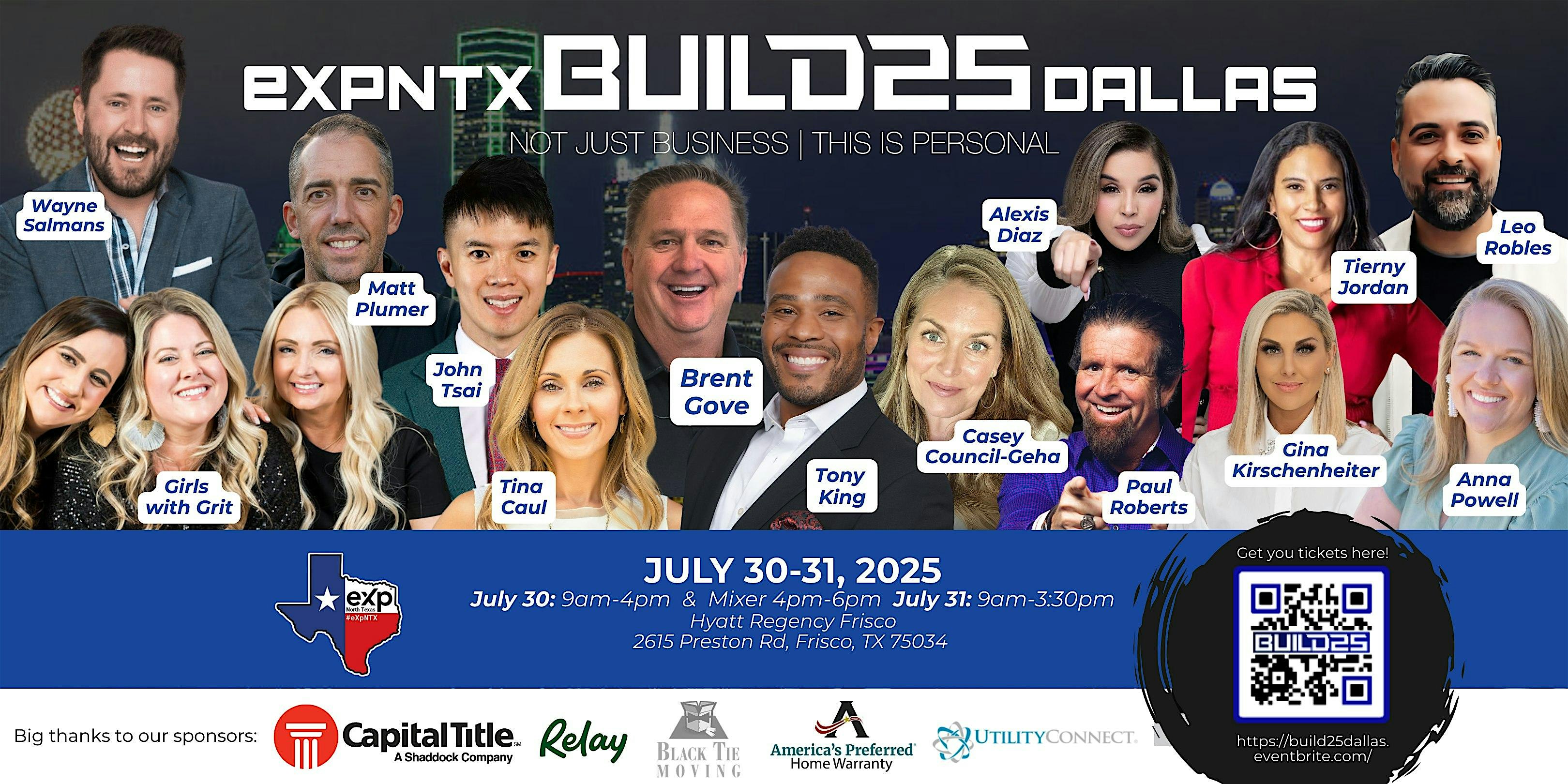 Build25 Dallas – Not Just Business, this is Personal at Hyatt Regency Frisco – Dallas – Frisco, TX