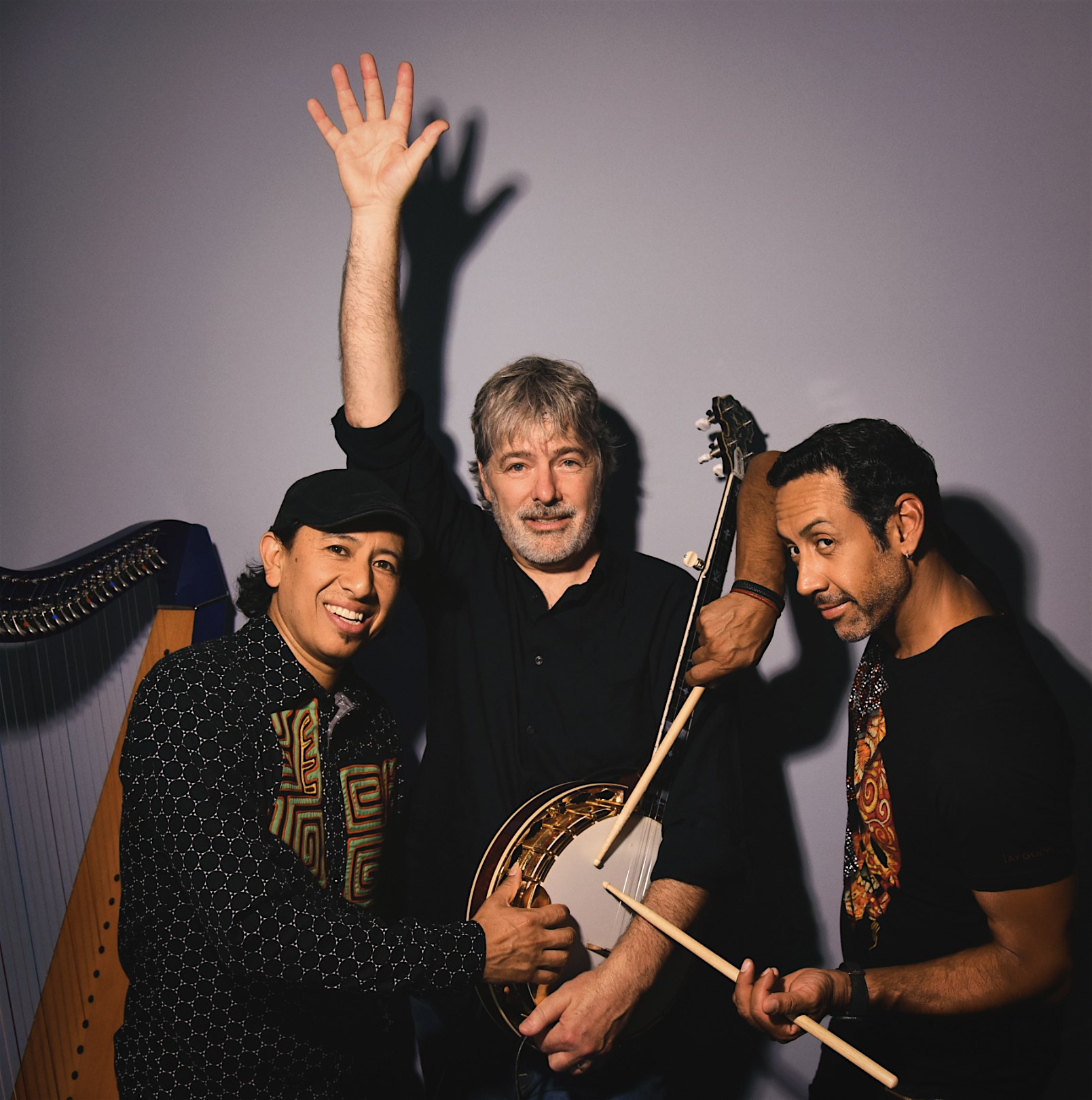 Béla Fleck, Edmar Castañeda, Antonio Sánchez Trio at Johnson Hall Opera House – Gardiner, ME