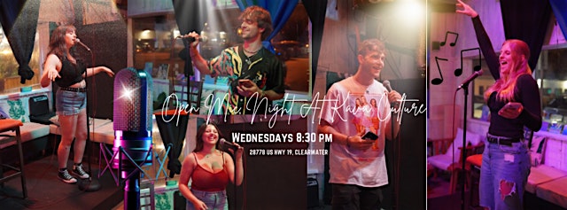 Open Mic Night at Kava Culture Clearwater at Kava Culture Kava Bar, US Highway 19 North, Clearwater, FL, USA – Clearwater, FL