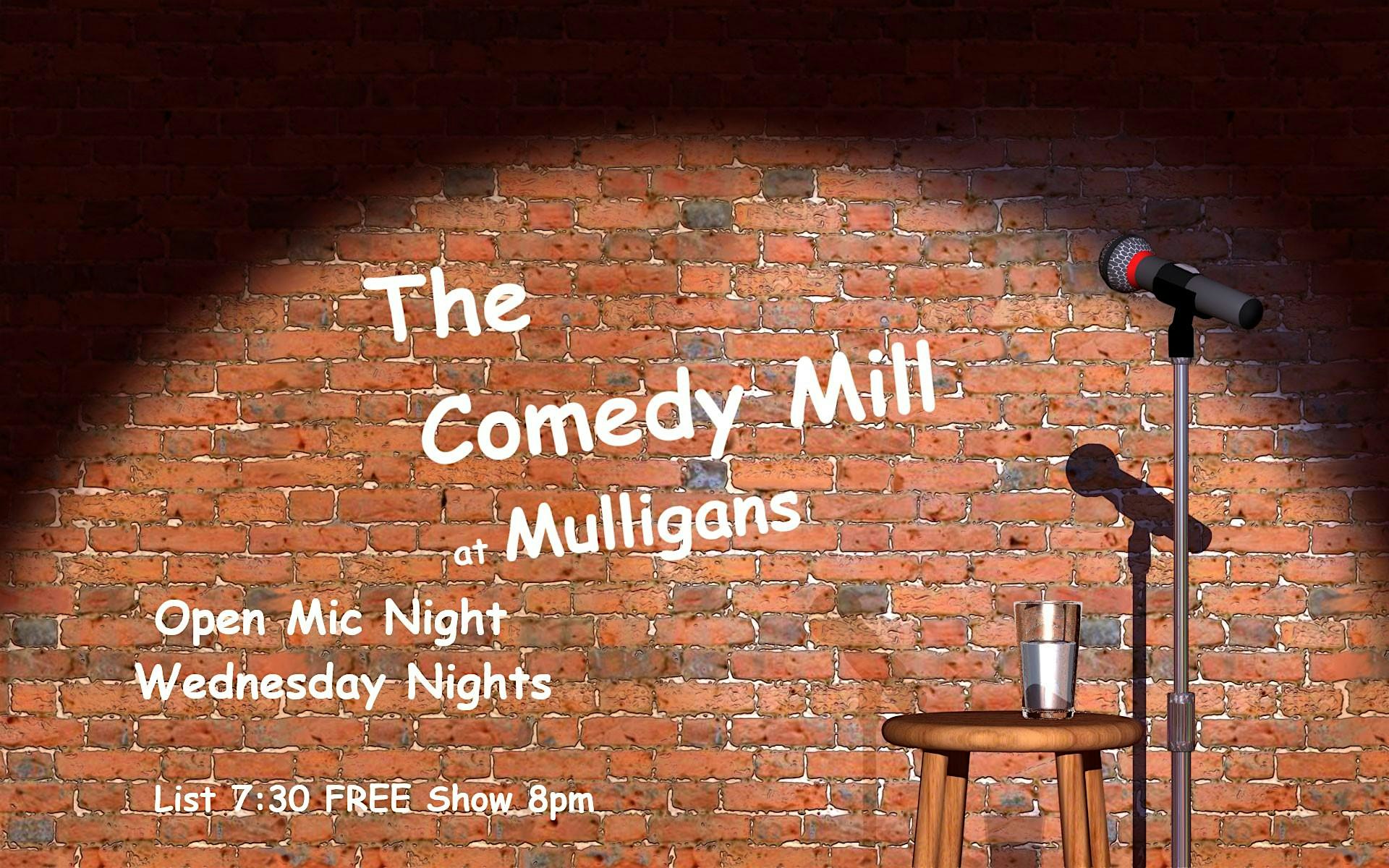 Copy of The Comedy Mill Stand Up Open Mic Night at Mulligan’s, Lincoln Street, Biddeford, ME, USA – Biddeford, ME