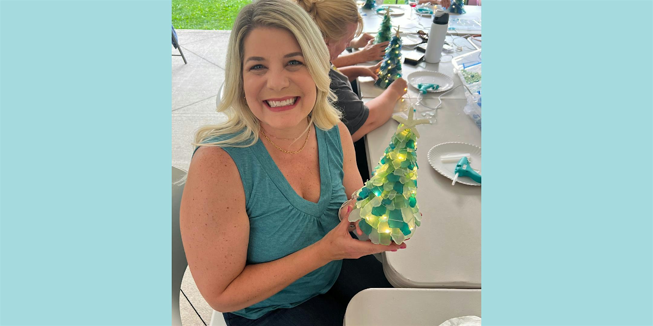Sea Glass Tree | or Wine Glass Painting at P.F. Chang’s – Akron, OH