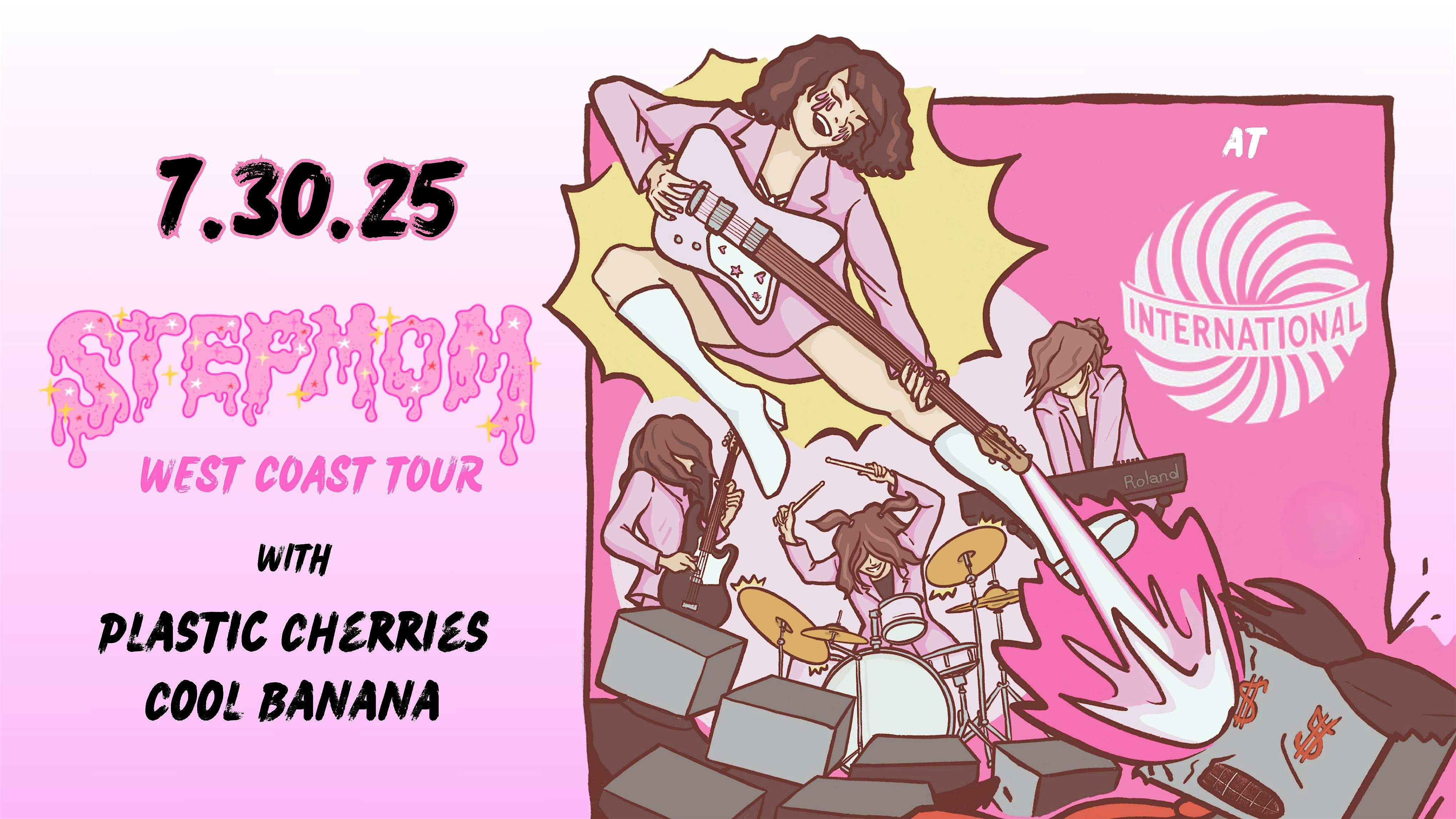 STEPMOM with The Plastic Cherries & Cool Banana at 342 S State St – Salt Lake City, UT