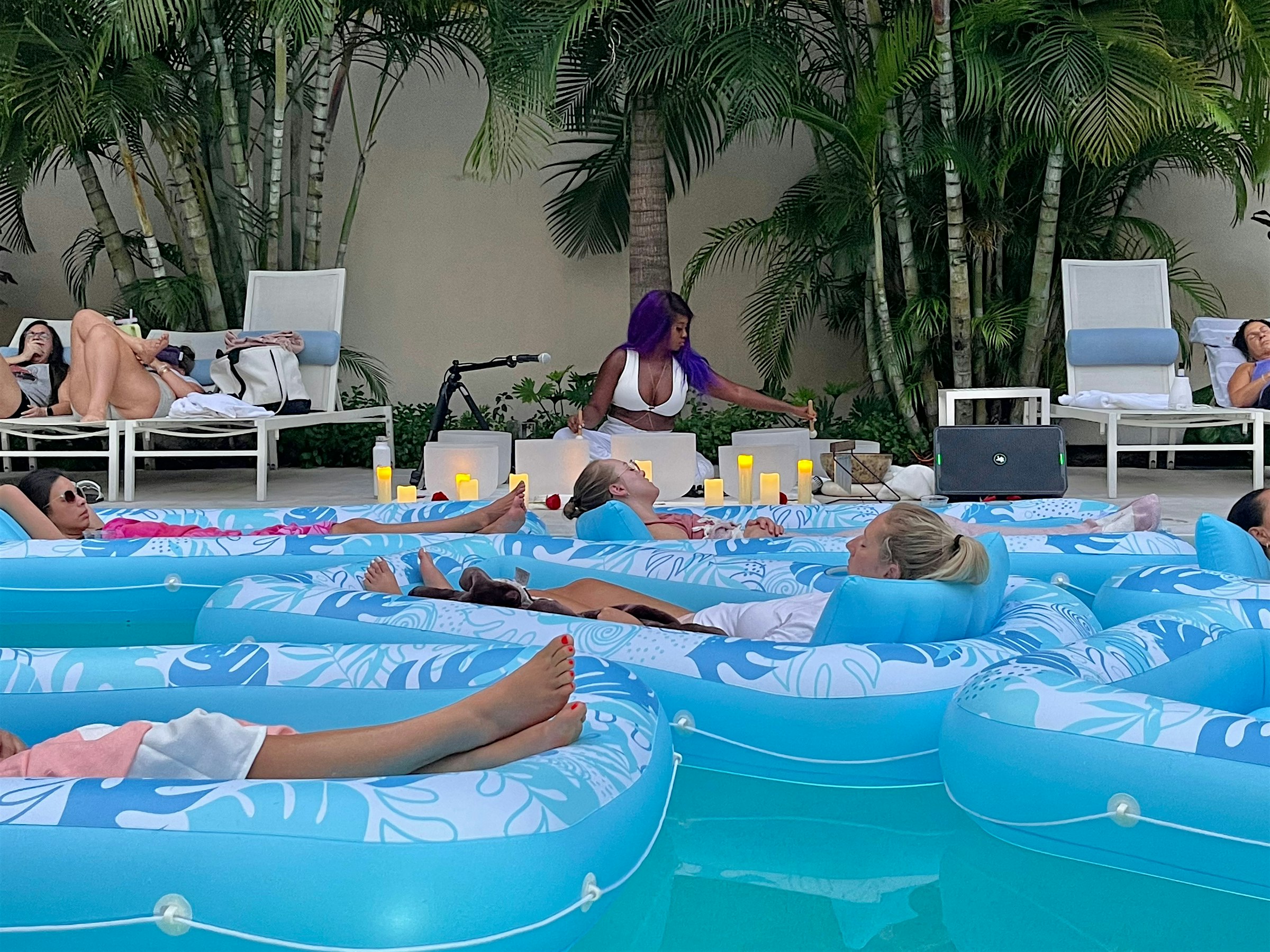July Floating Sound Bath at Hotel Haya at Hotel Haya, East 7th Avenue, Tampa, FL, USA – Tampa, FL
