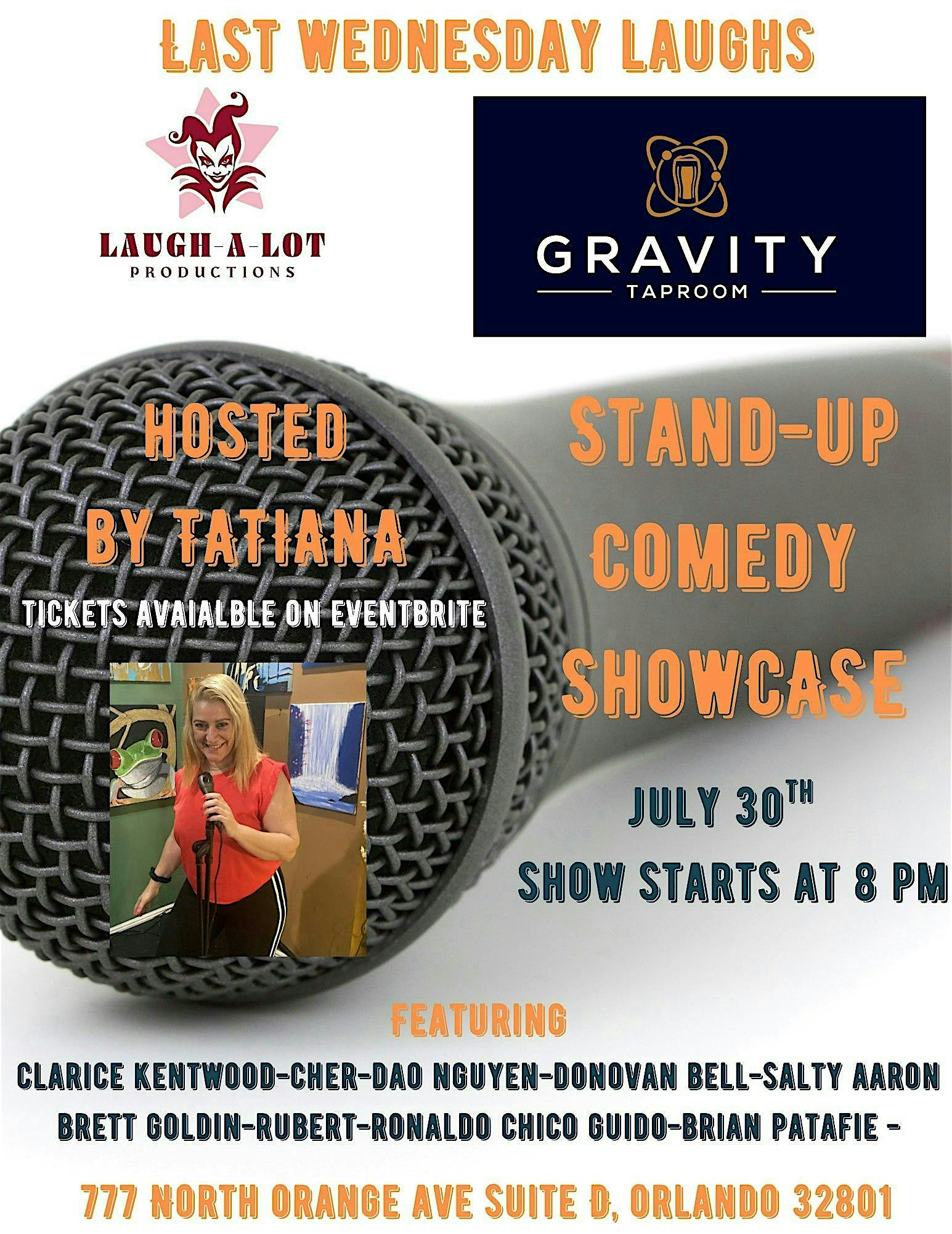 Last Wednesday Laughs at Gravity Taproom – Orlando, FL