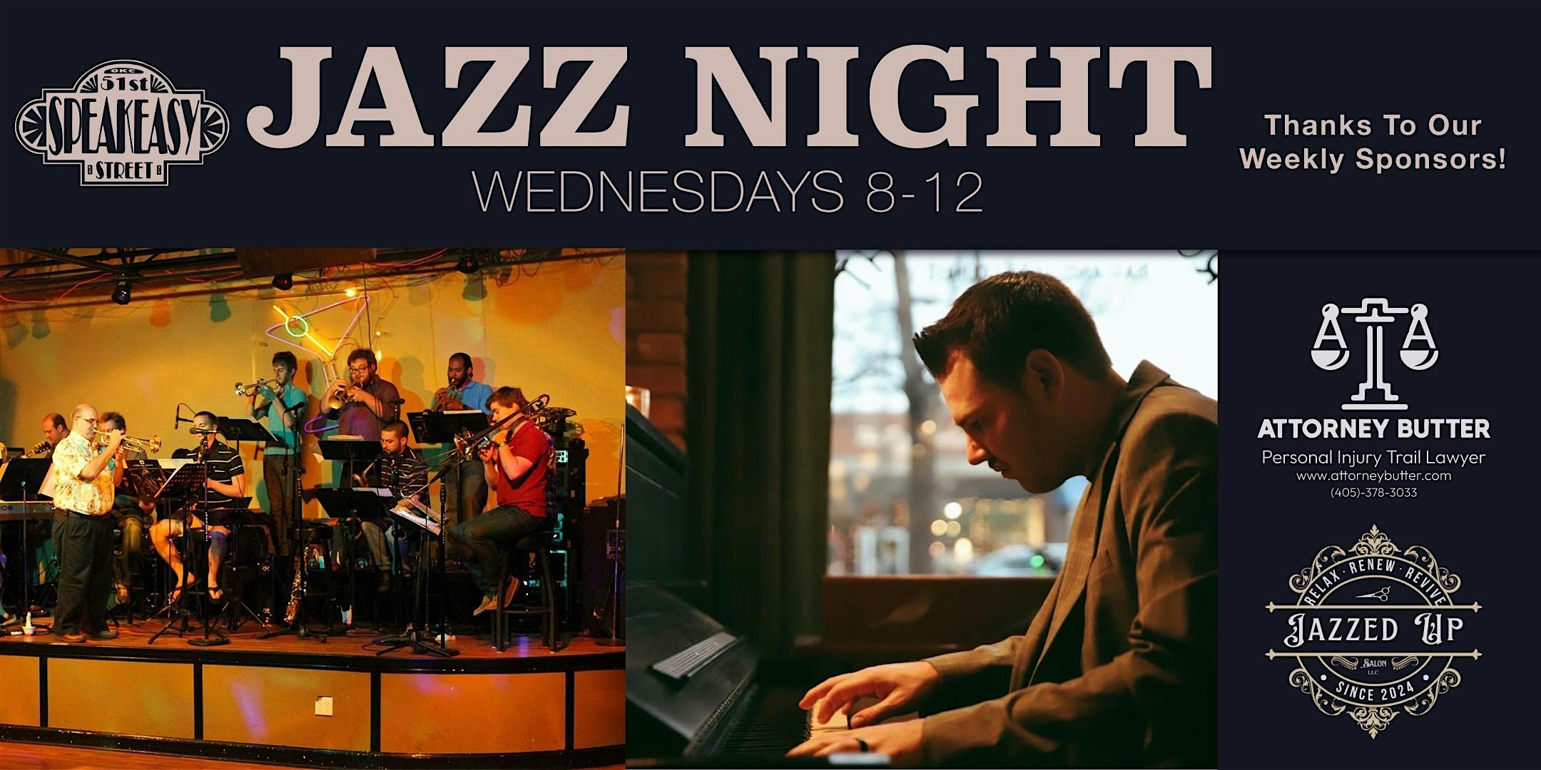 The Speakeasy Jazz Night Presents: Kirk Palmer’s Mother Fingers Big Band at 51st Street Speakeasy – Oklahoma City, OK