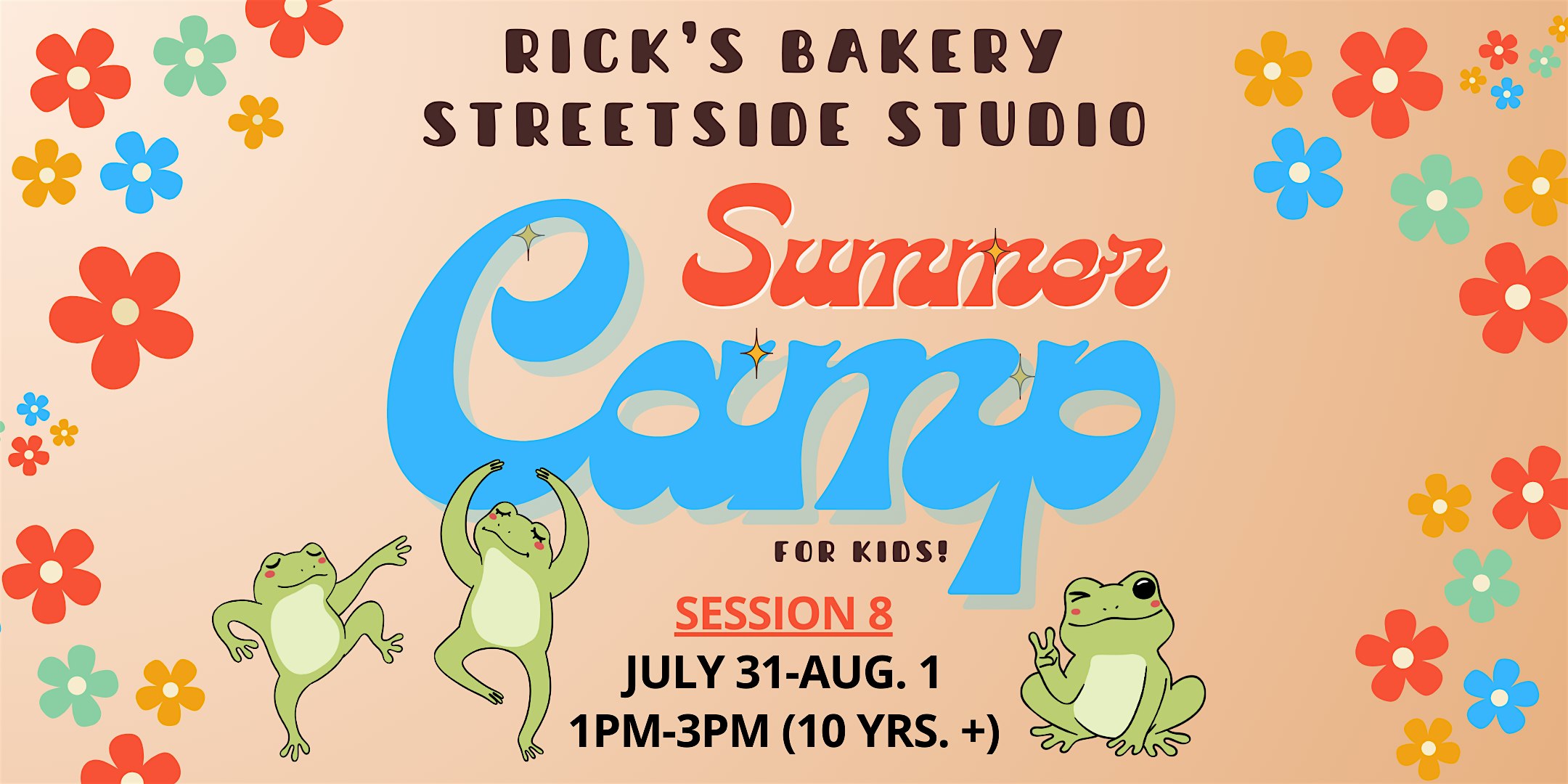 Summer Camp Session 8 (JULY 31 – AUG 1) AGES 10+ at Rick’s Bakery – Fayetteville, AR