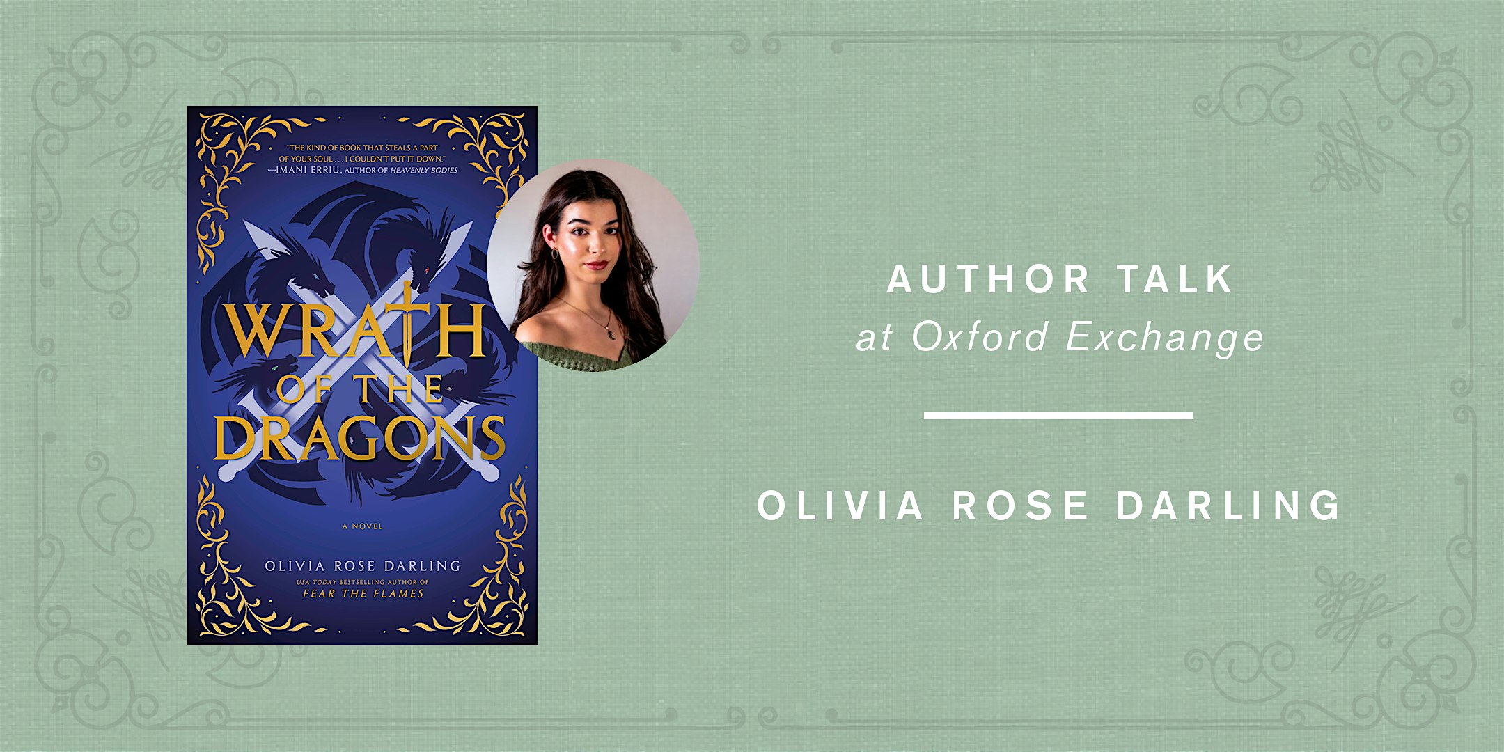 Olivia Rose Darling | WRATH OF THE DRAGONS Live talk at OE at Oxford Exchange – Tampa, FL