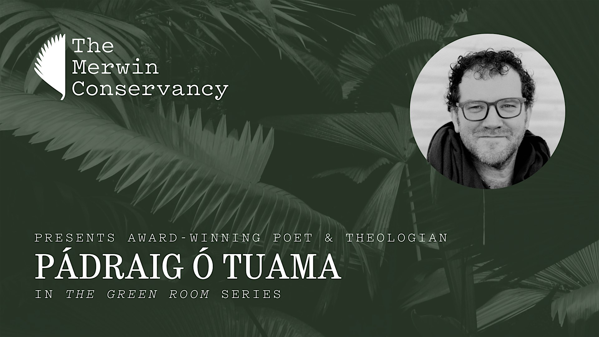 Pádraig Ó Tuama in The Green Room at Honolulu Museum of Art (HoMA) – Honolulu, HI