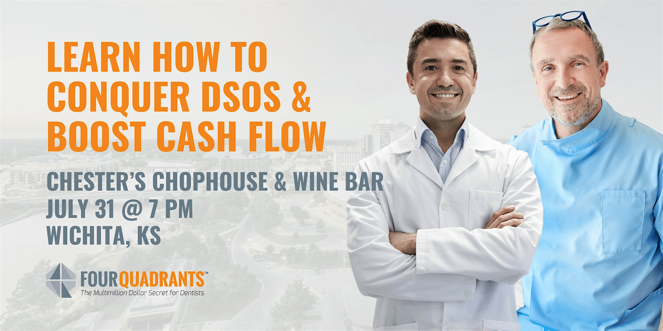 Learn How to Conquer DSOs & Boost Cash Flow – Wichita, KS at Chesters Chophouse & Wine Bar – Wichita, KS