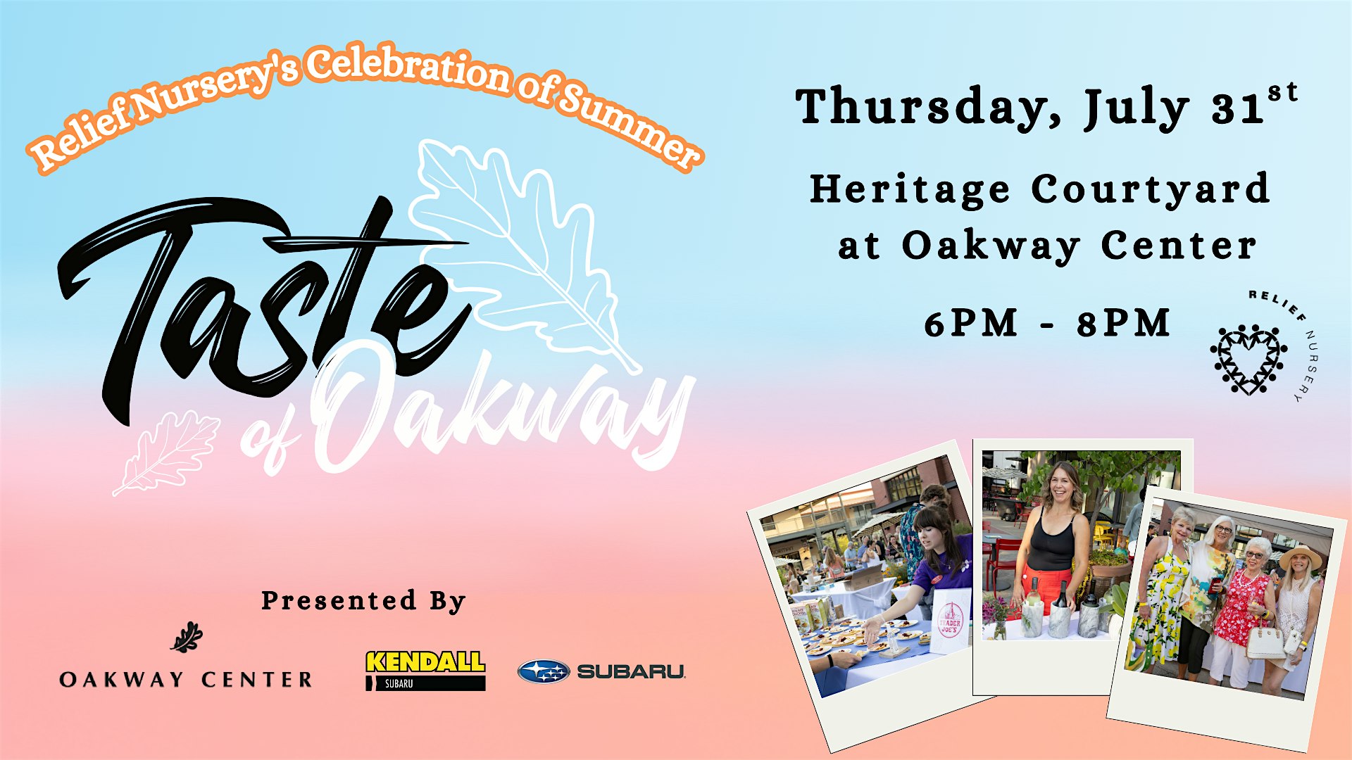 Taste of Oakway 2025 at Oakway Center – Eugene, OR