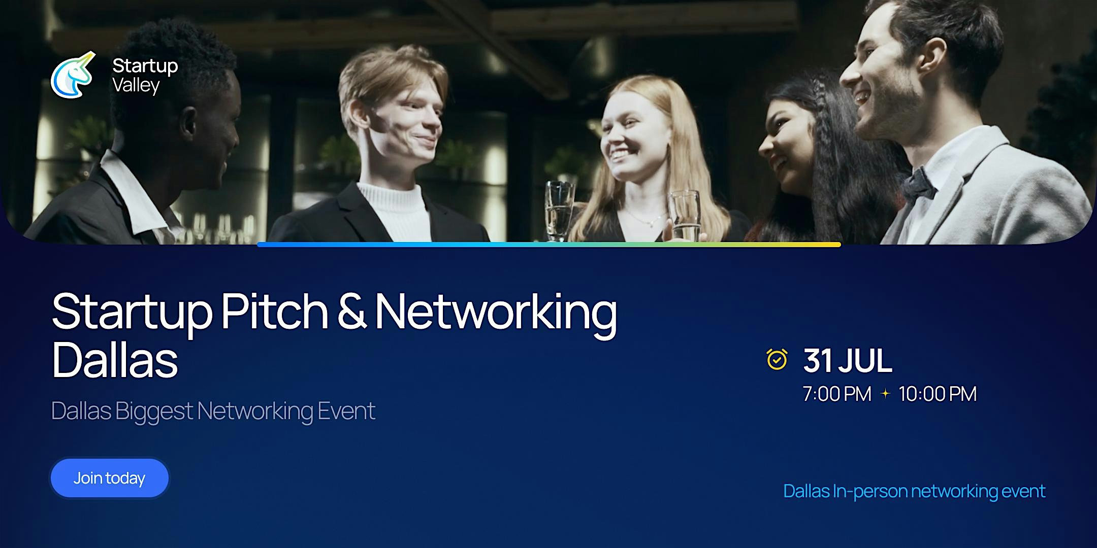 Startup Pitch & Networking Dallas at HEXA Coworking – Richardson, TX