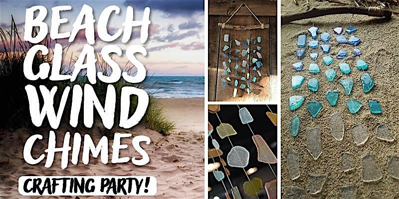 Beach Glass Wind Chimes – Wyandotte at Knock on Wood Design Studio – Wyandotte, MI