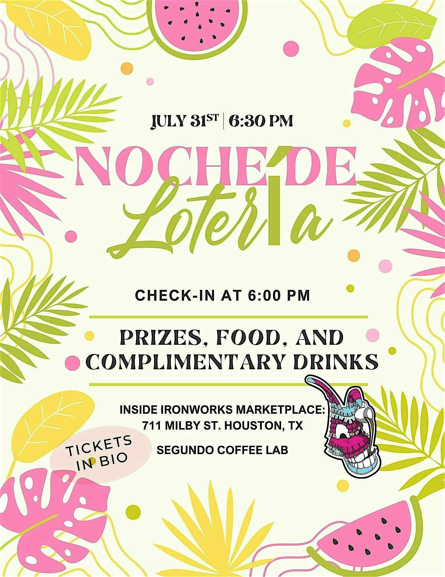 LoterÃ­a Night at Segundo Coffee Lab at 711 Milby St – Houston, TX